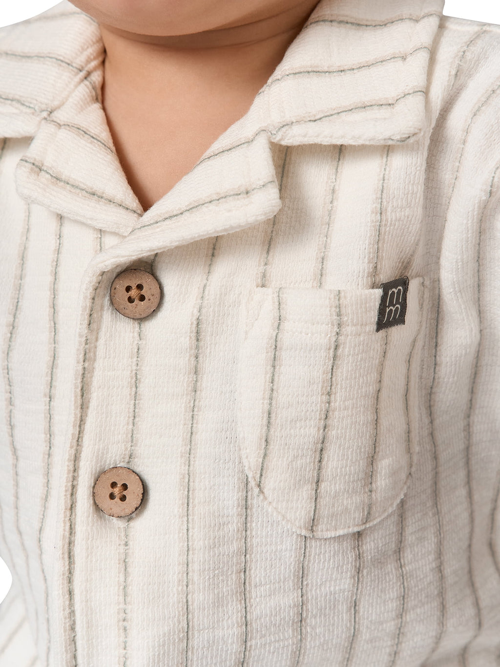 Modern Moments by Gerber Baby Boy Long Leg Slouch Henley Romper, Sizes 0/3 Months - 24 Months