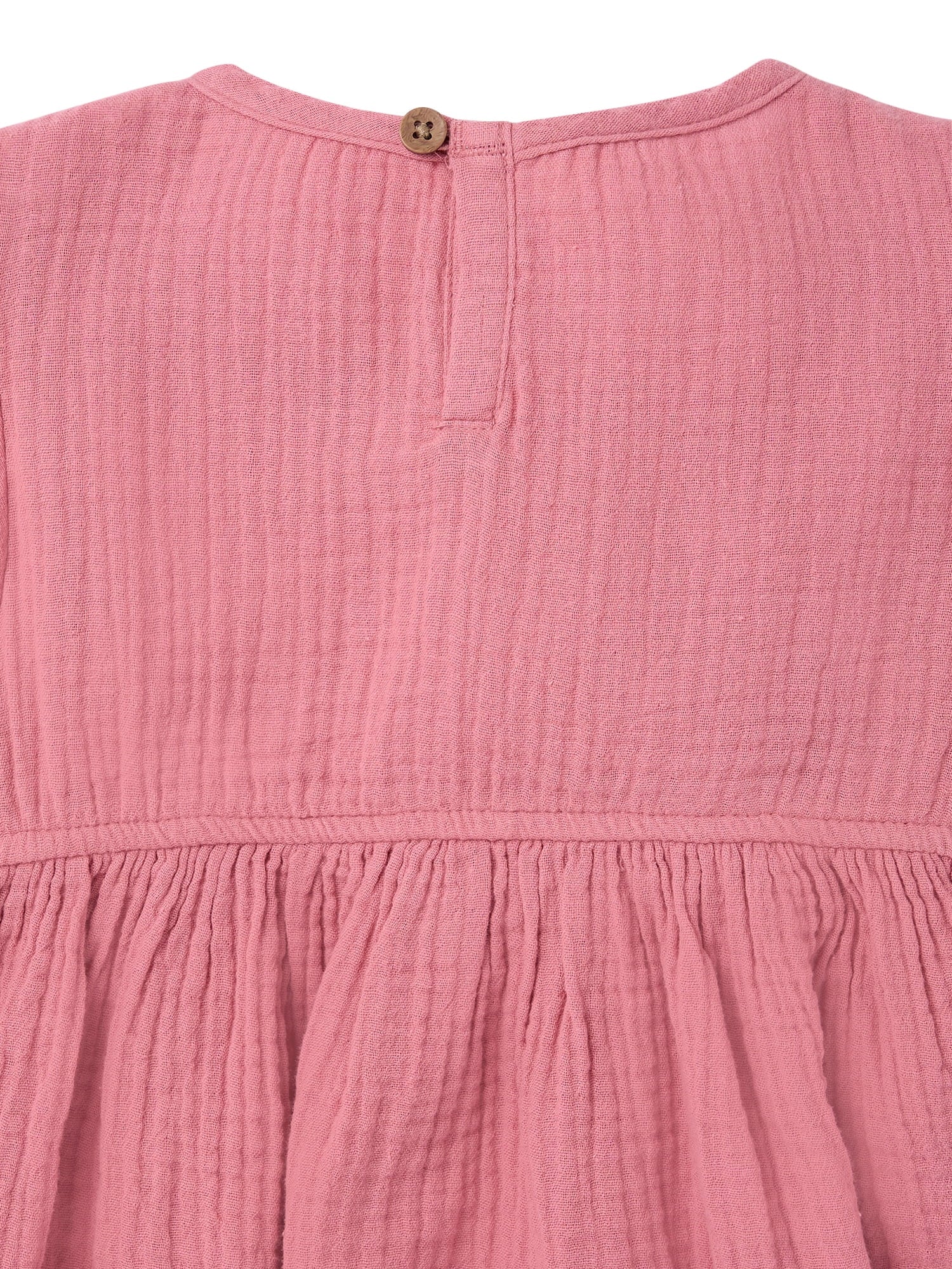 Modern Moments by Gerber Baby and Toddler Girl Smocked Dress with Puff Sleeves, Sizes 0/3 Months - 5T