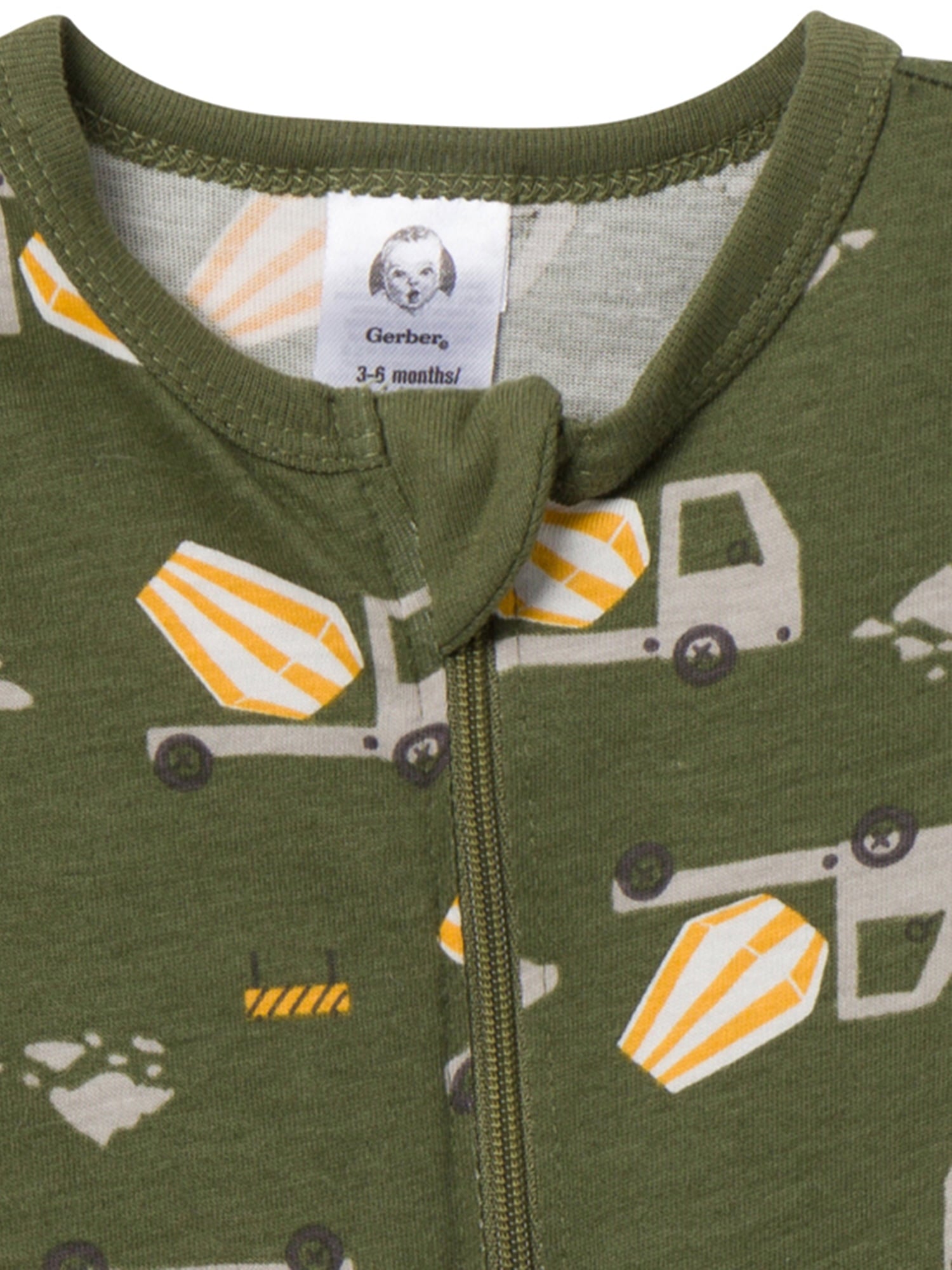 Gerber Gender Neutral Sleep ´N Play Footed Pajama, 3-Pack, Sizes Newborn - 6/9 Months