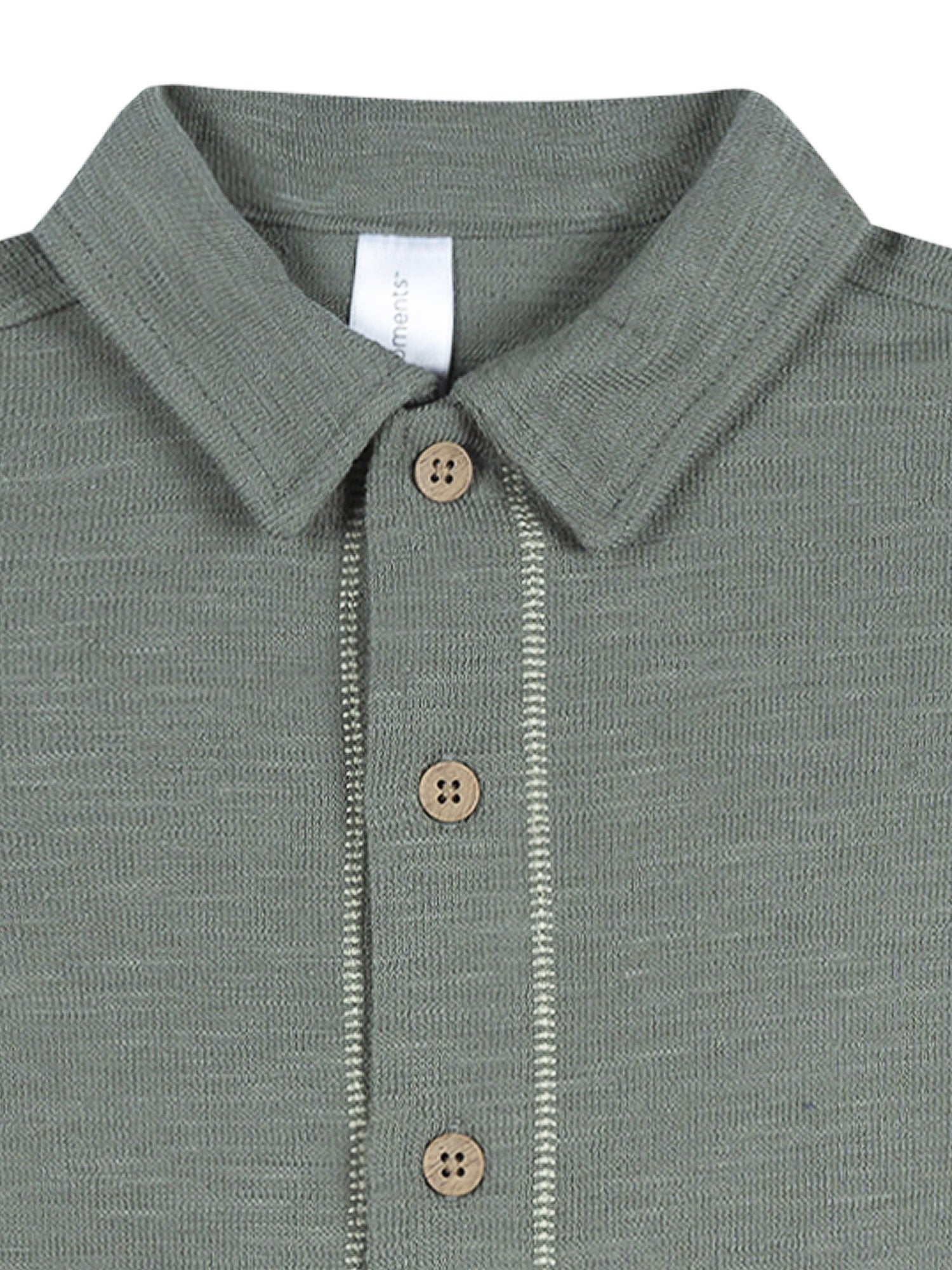 Modern Moments by Gerber Baby and Toddler Boy Button Front Shirt and Short Set, 2-Piece, Sizes 0/3 Months - 5T