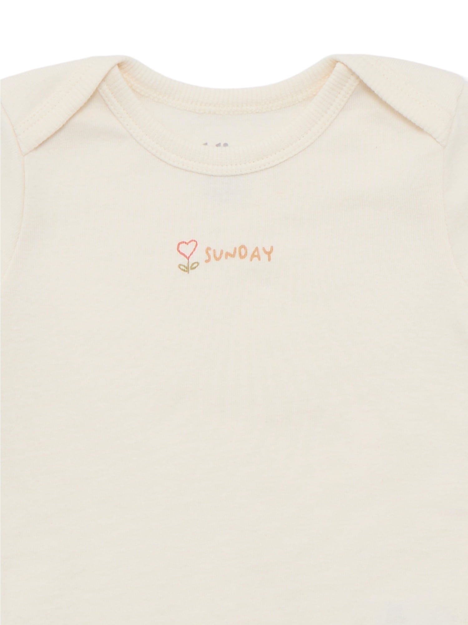 Bliss by Garanimals Baby Boys or Girls Cotton Days of the Week Bodysuits Set, 7-Piece, Sizes 0M-18M