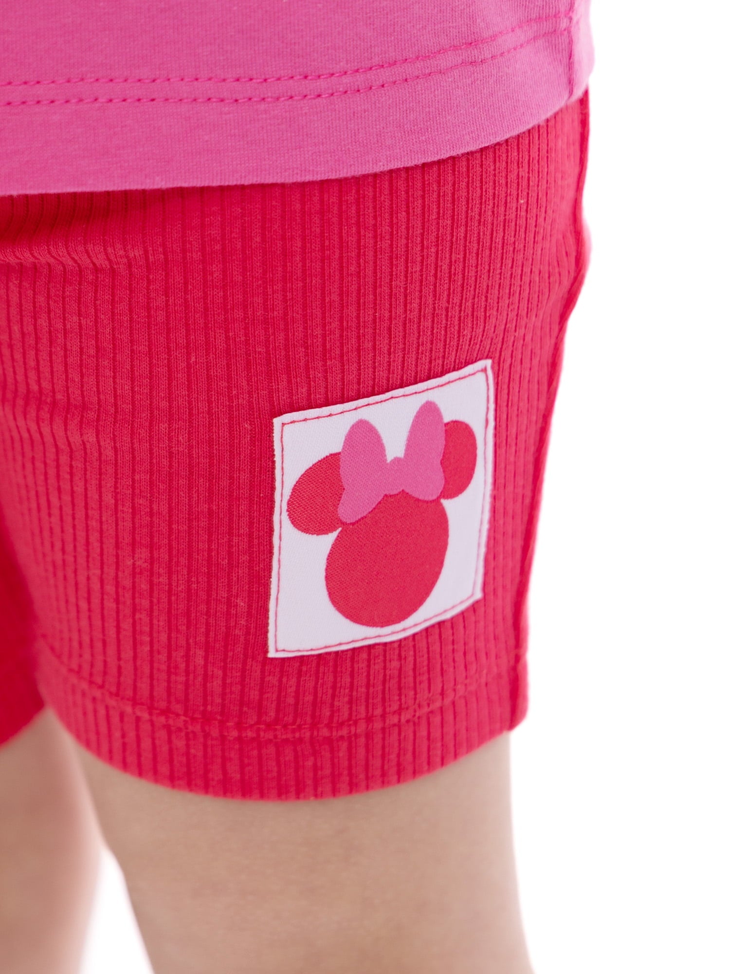 Minnie Mouse Toddler Girls Graphic Tee and Bike Shorts Set, 2-Piece, Sizes 12M-5T