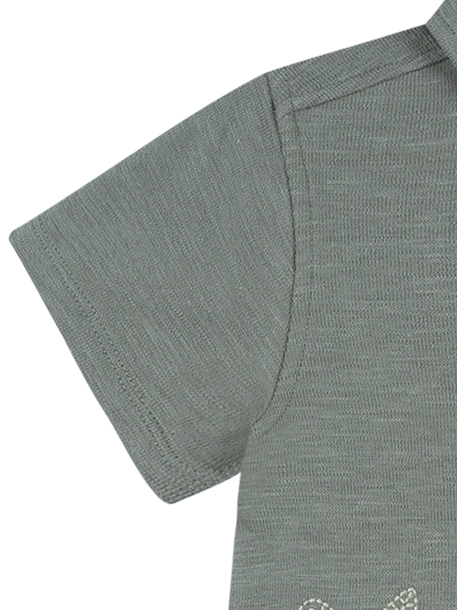 Modern Moments by Gerber Baby and Toddler Boy Button Front Shirt and Short Set, 2-Piece, Sizes 0/3 Months - 5T