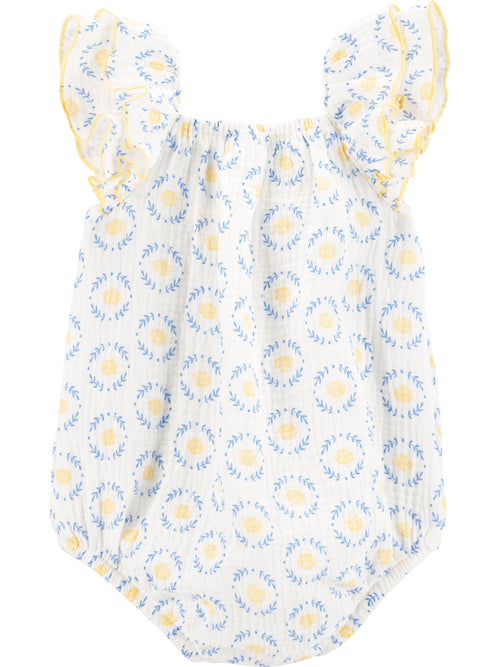 Carter's Child of Mine Baby Girl Bubble Romper, Sizes 0/3-24 Months