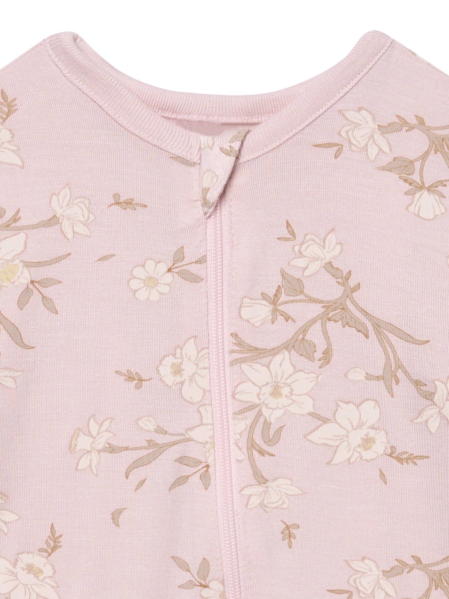 Modern Moments by Gerber Baby Neutral Super Soft Viscose Two-Way Zip Coverall, Sizes Newborn - 24 Months