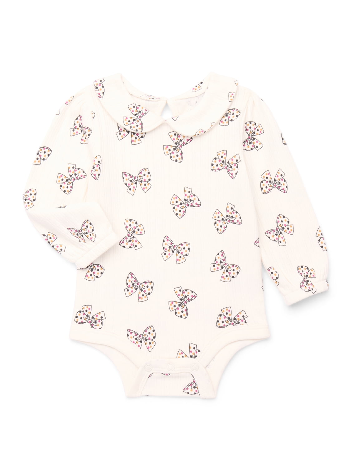 Garanimals Baby Boy Slub Graphic Bodysuit with Long Sleeves, Sizes 0M-24M