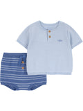 Carter's Child of Mine Baby Boy Outfit Set, 2-Piece, Sizes 0/3-24 Months