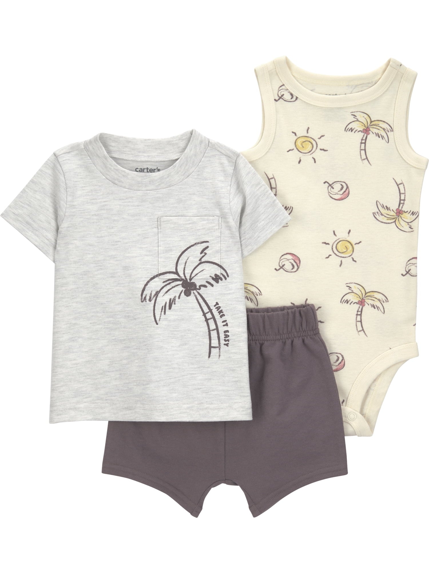 Carter's Child of Mine Baby Boy Outfit Set, 3-Piece, Sizes 0/3-24 Months