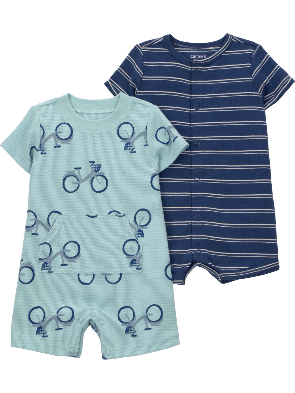 Carter's Child of Mine Baby Boy Romper, 2-Pack, Sizes 0/3-24 Months
