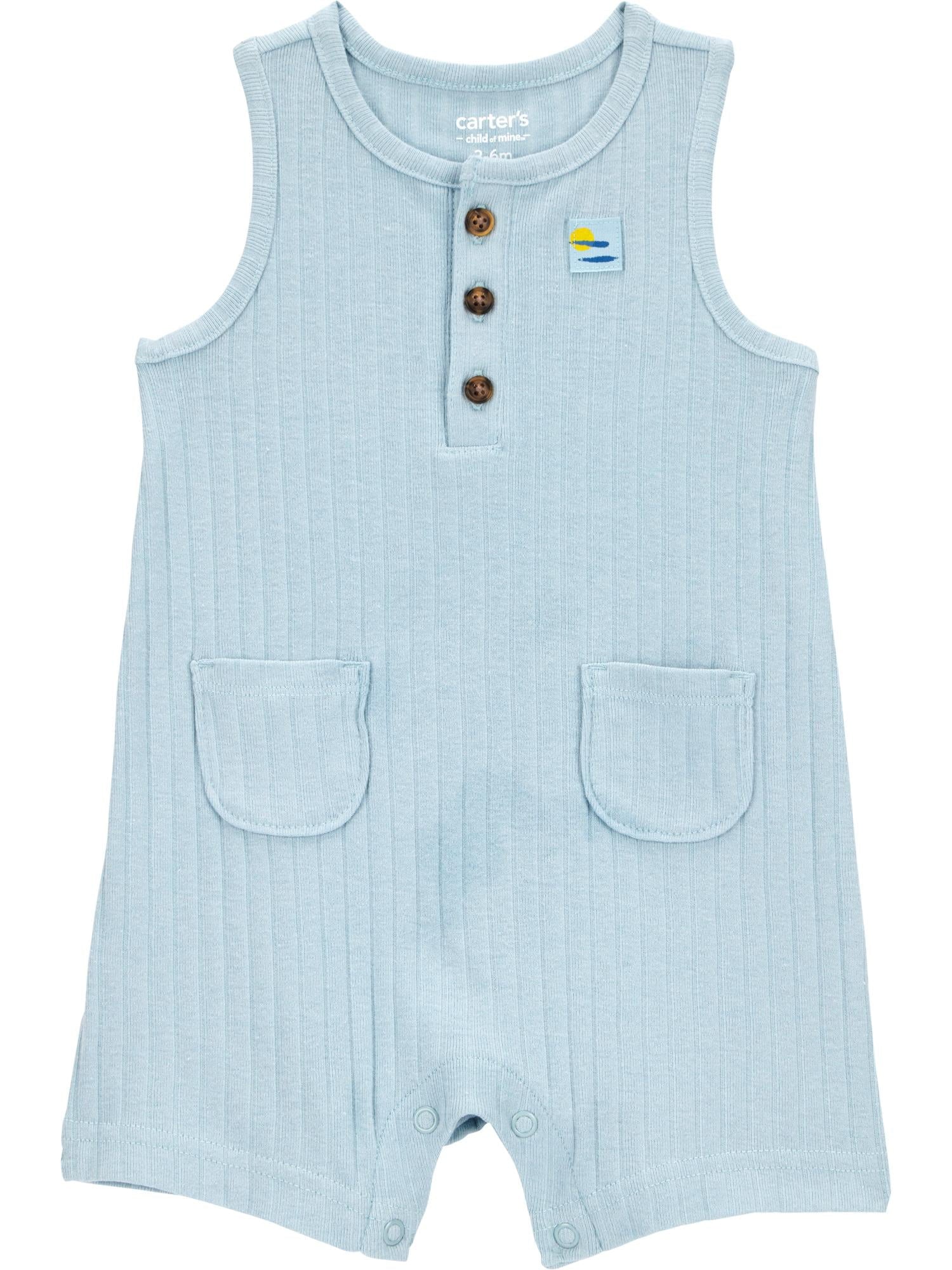Carter's Child of Mine Baby Boy Romper, Sizes 0/3-24 Months