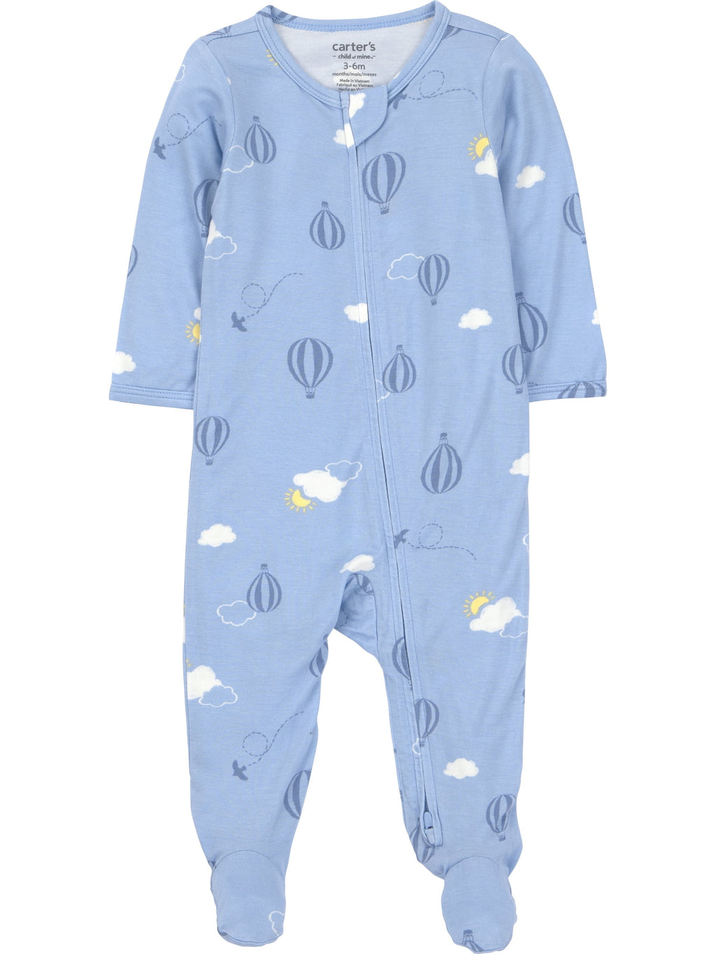 Carter's Child of Mine Baby ComfySoft Sleep N' Play, 2-Piece Sizes Preemie-6/9 Months