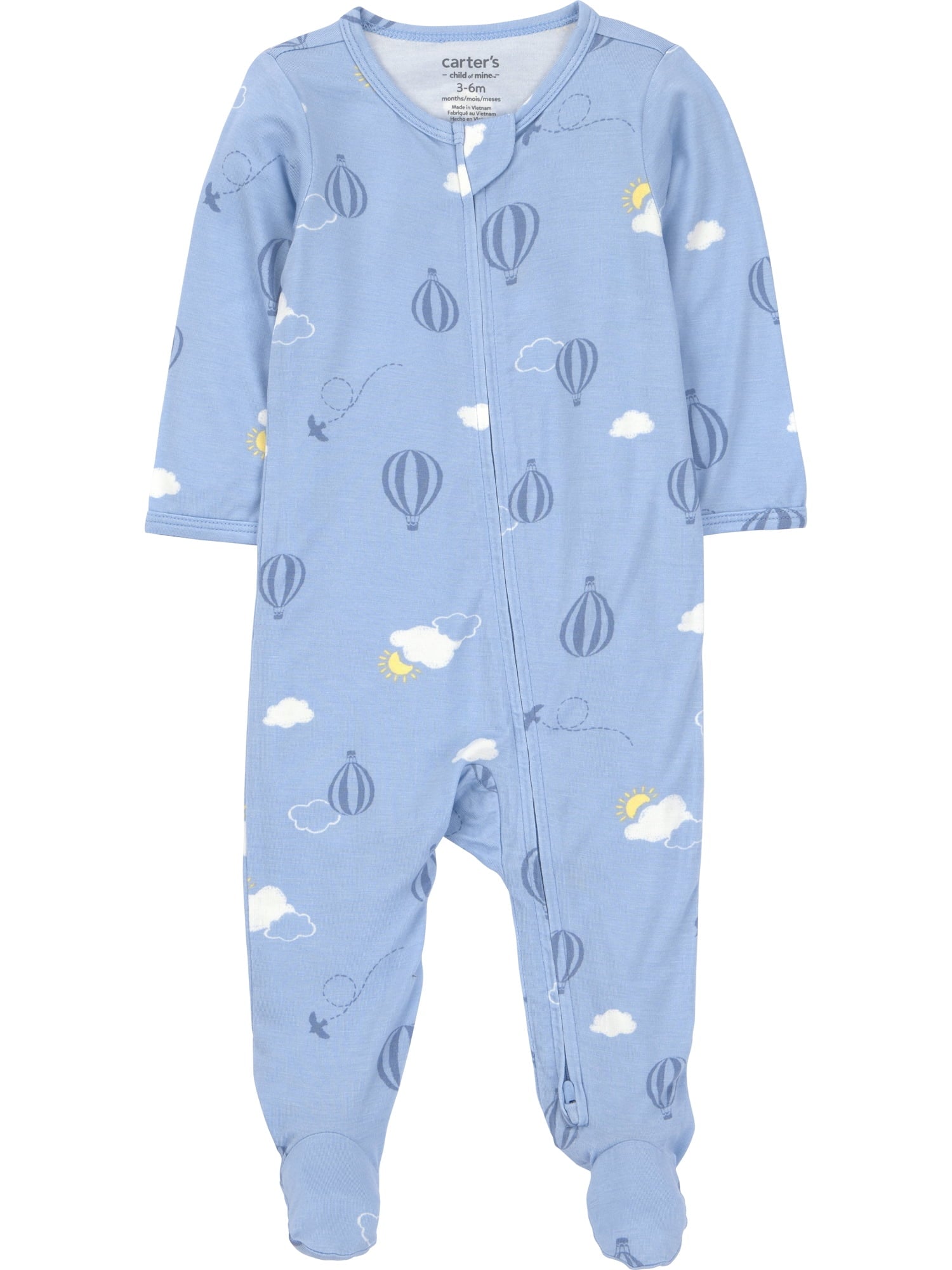 Carter's Child of Mine Baby ComfySoft Sleep N' Play, 2-Piece Sizes Preemie-6/9 Months