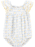 Carter's Child of Mine Baby Girl Bubble Romper, Sizes 0/3-24 Months