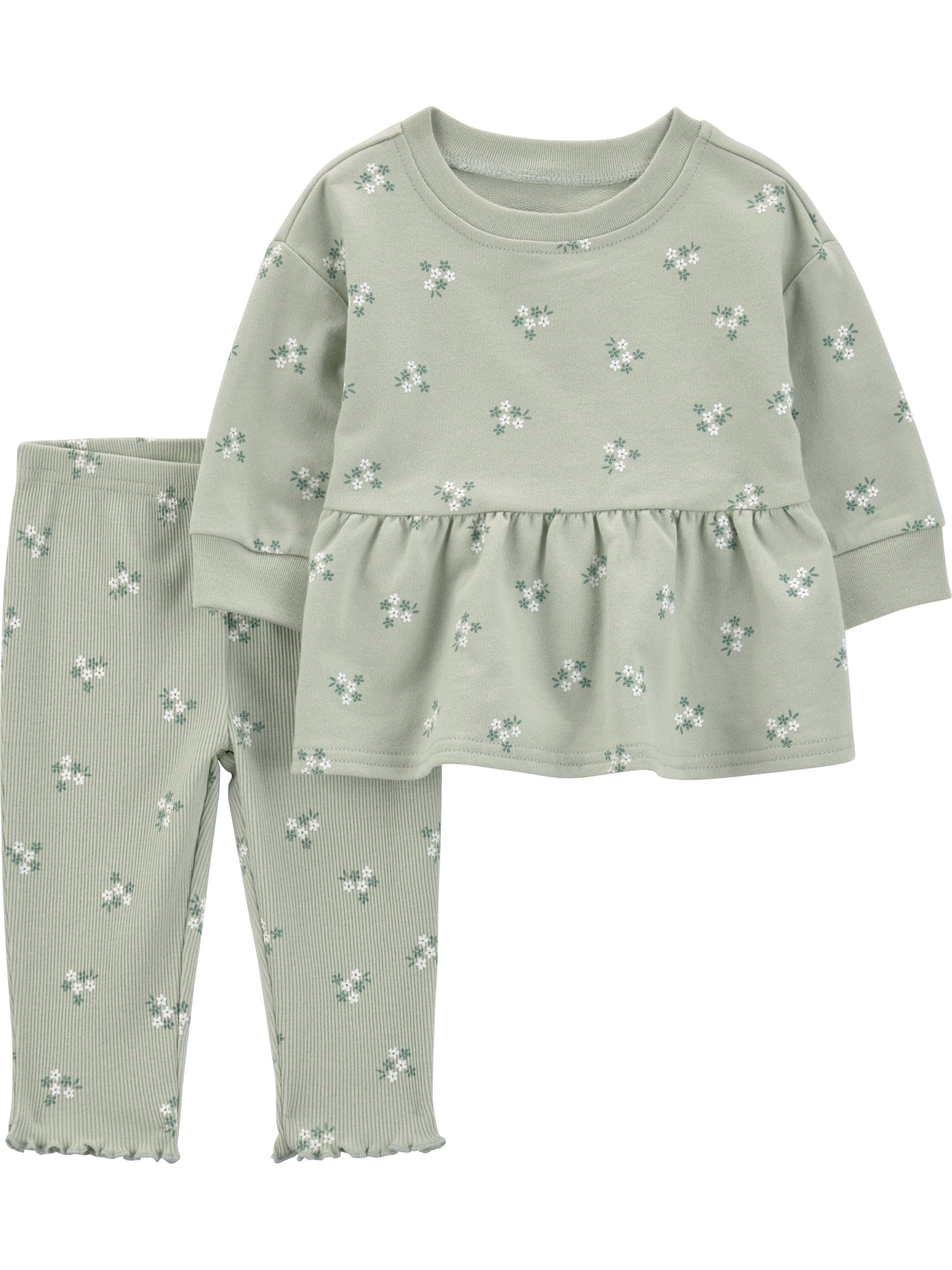 Carter's Child of Mine Baby Girl Outfit Set, 2-Piece, Sizes 0/3-24 Months