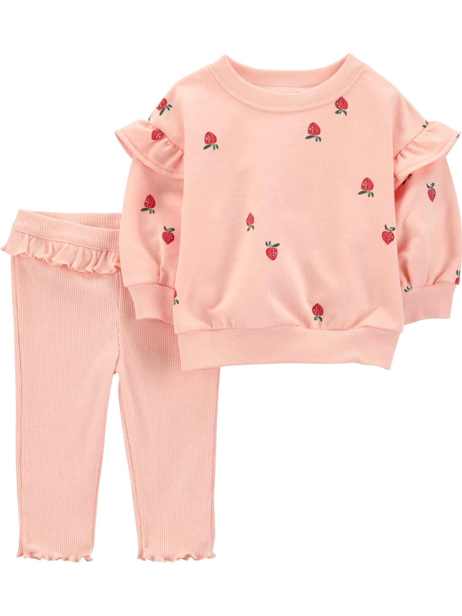 Carter's Child of Mine Baby Girl Outfit Set, 2-Piece, Sizes 0/3-24 Months