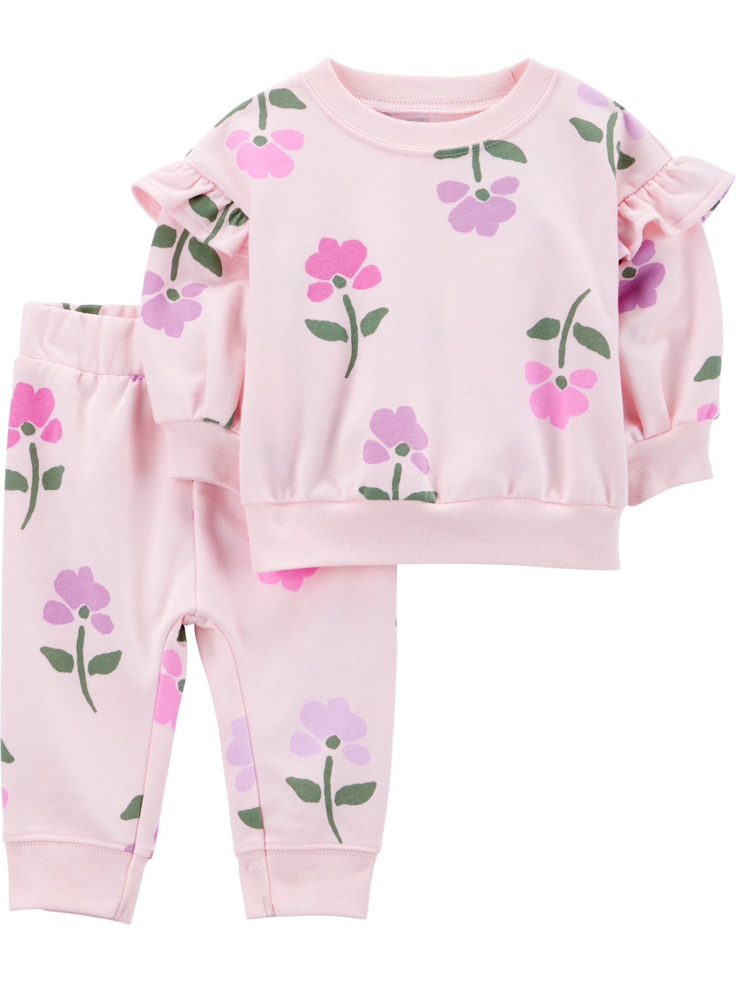 Carter's Child of Mine Baby Girl Outfit Set, 2-Piece, Sizes 0/3-24 Months