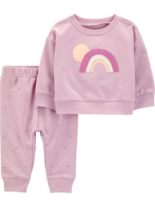 Carter's Child of Mine Baby Girl Outfit Set, 2-Piece, Sizes 0/3-24 Months