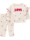 Carter's Child of Mine Baby Girl Outfit Set, 2-Piece, Sizes 0/3-24 Months
