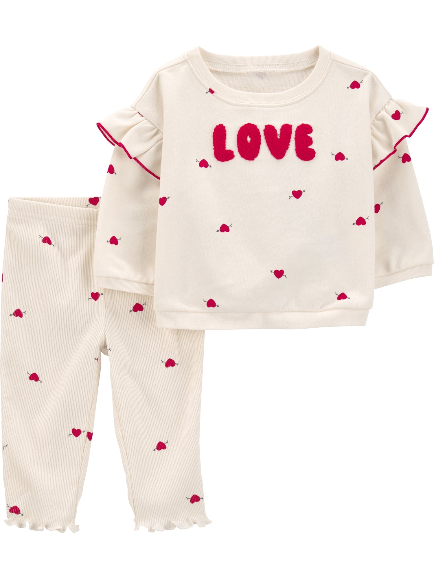 Carter's Child of Mine Baby Girl Outfit Set, 2-Piece, Sizes 0/3-24 Months