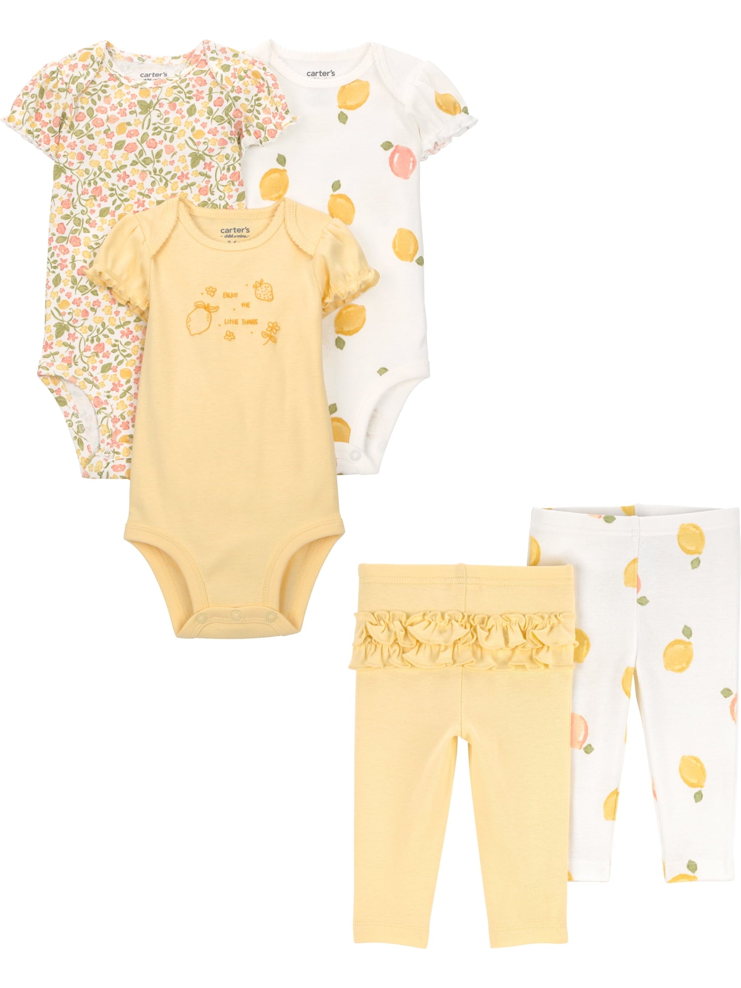 Carter's Child of Mine Baby Outfit Set, 5-Piece, Sizes Preemie-24 Months