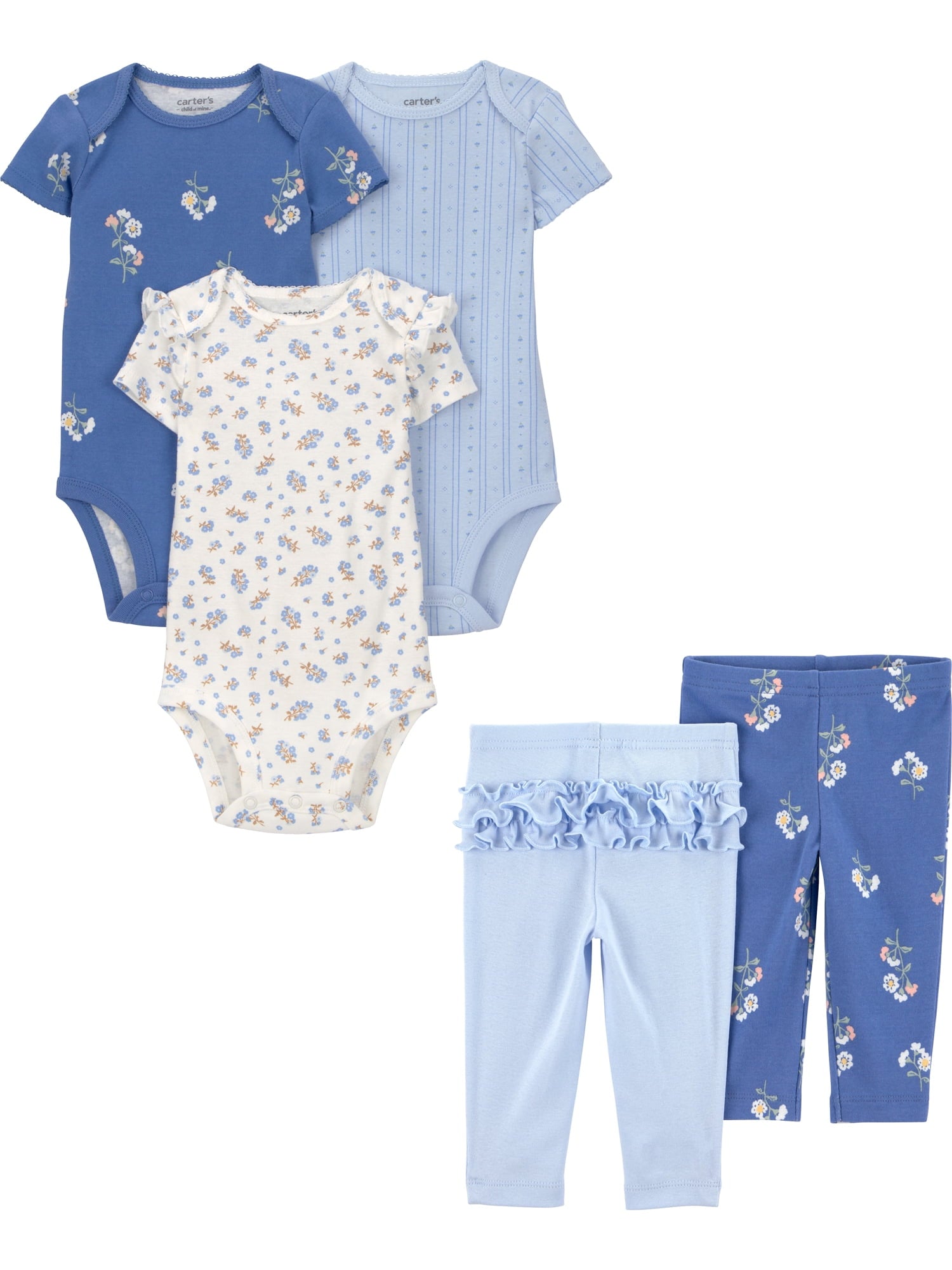 Carter's Child of Mine Baby Outfit Set, 5-Piece, Sizes Preemie-24 Months