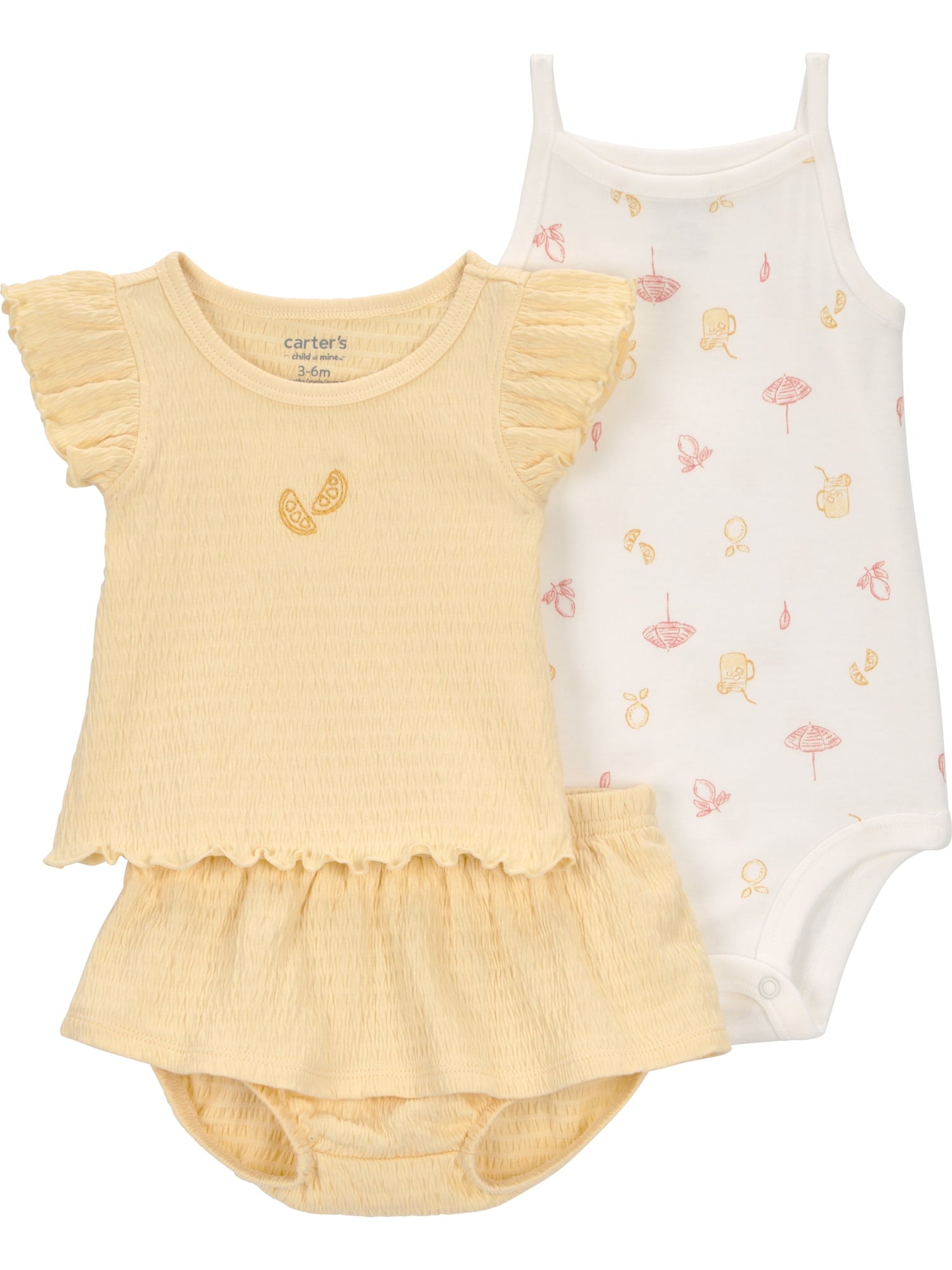 Carter's Child of Mine Baby Outfit Sets, 3-Piece, Sizes 0/3-24 Months