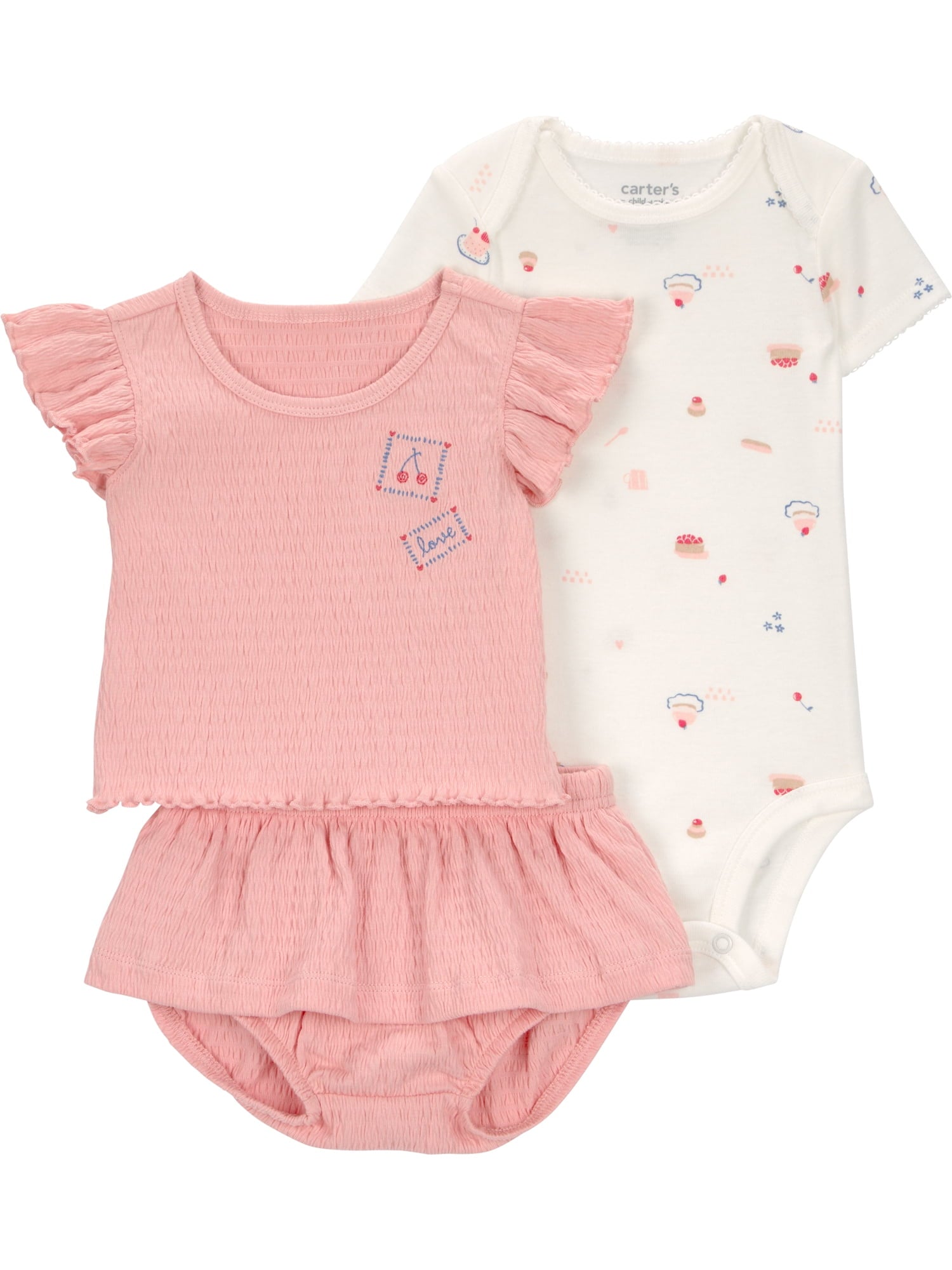 Carter's Child of Mine Baby Outfit Sets, 3-Piece, Sizes 0/3-24 Months
