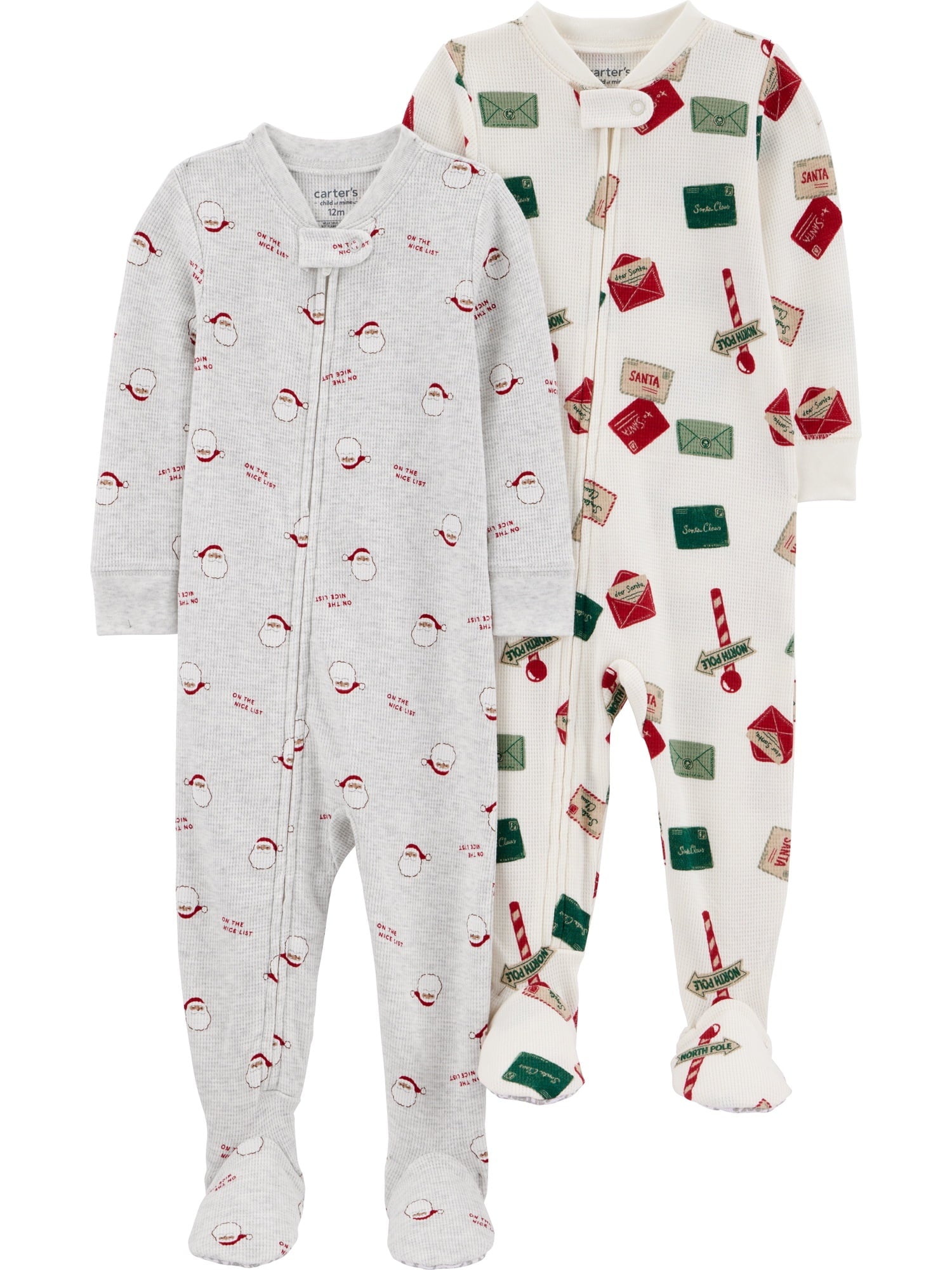 Carter's Child of Mine Toddler Pajama, 2-Pack, One-Piece, Sizes 12M-5T