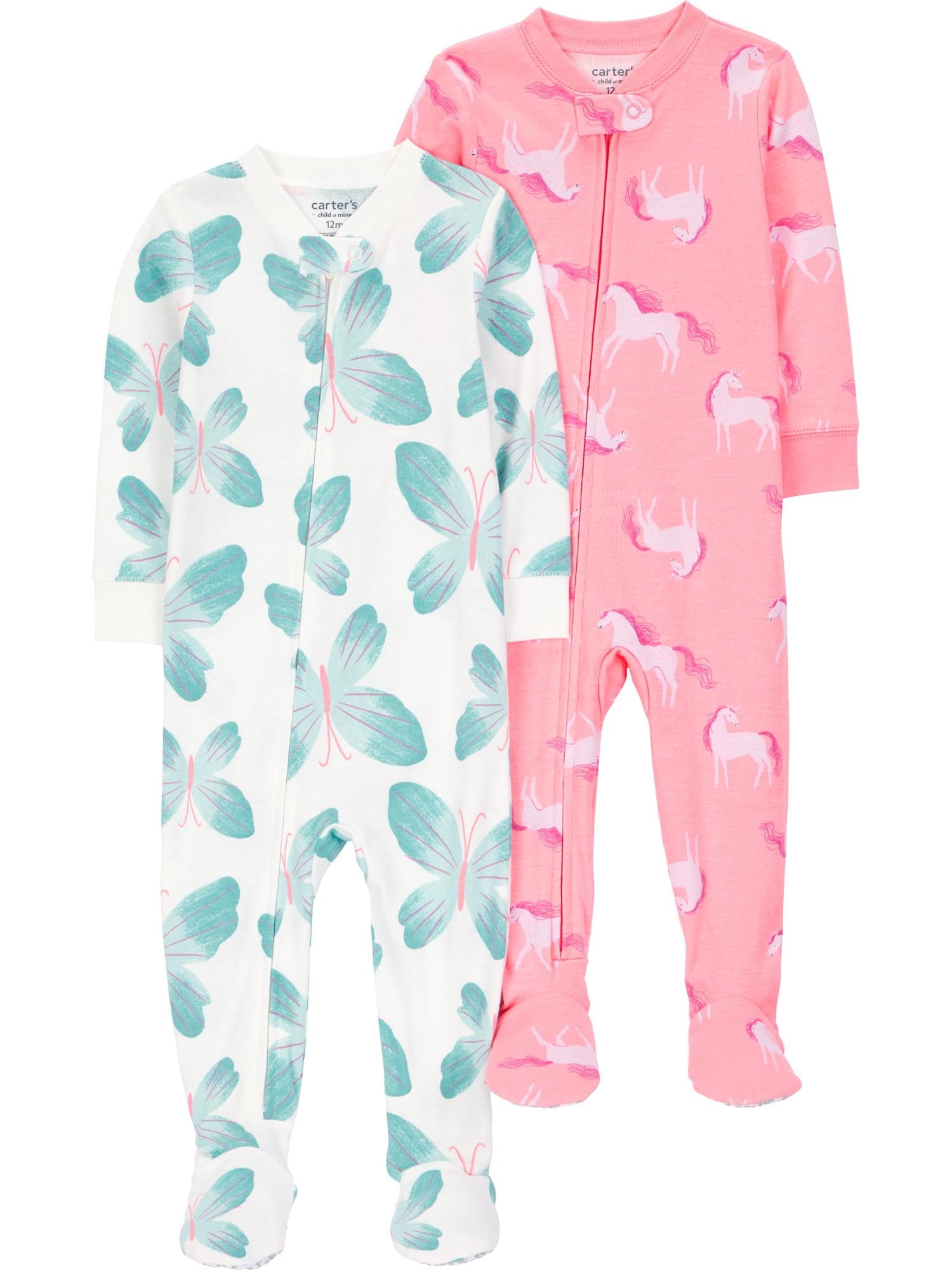 Carter's Child of Mine Toddler Pajama, 2-Pack, One-Piece, Sizes 12M-5T