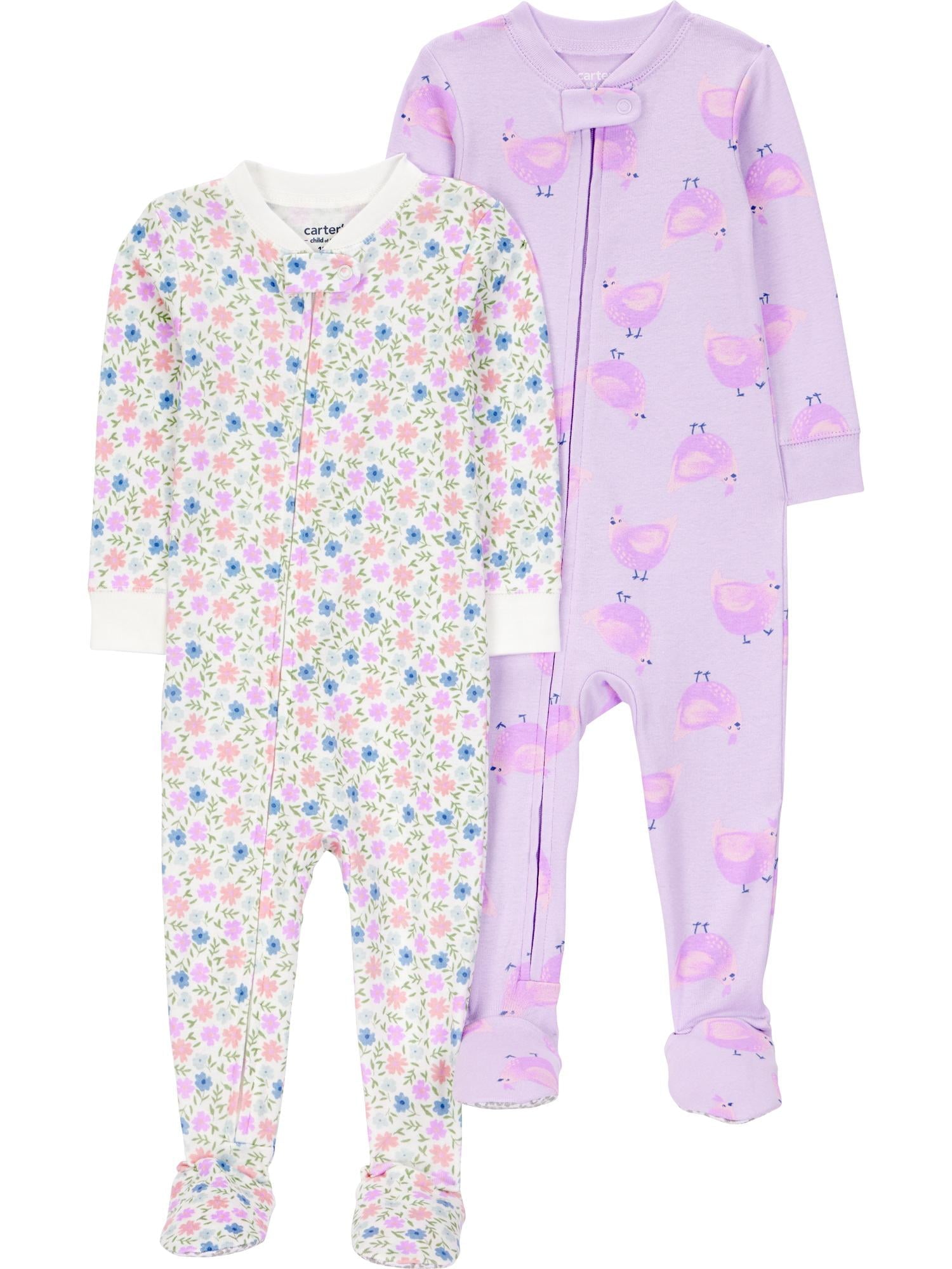 Carter's Child of Mine Toddler Pajama, 2-Pack, One-Piece, Sizes 12M-5T
