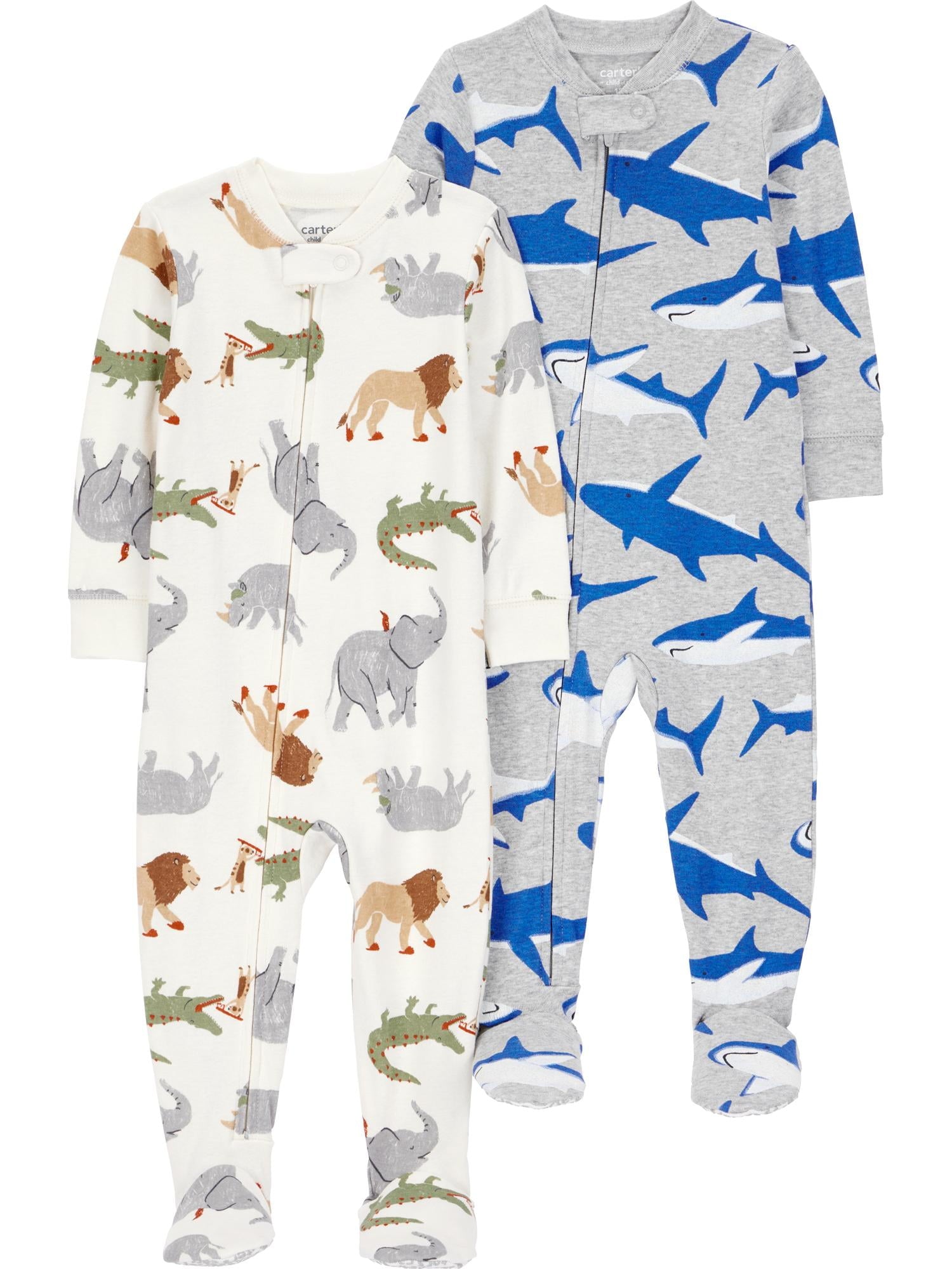Carter's Child of Mine Toddler Pajama, 2-Pack, One-Piece, Sizes 12M-5T