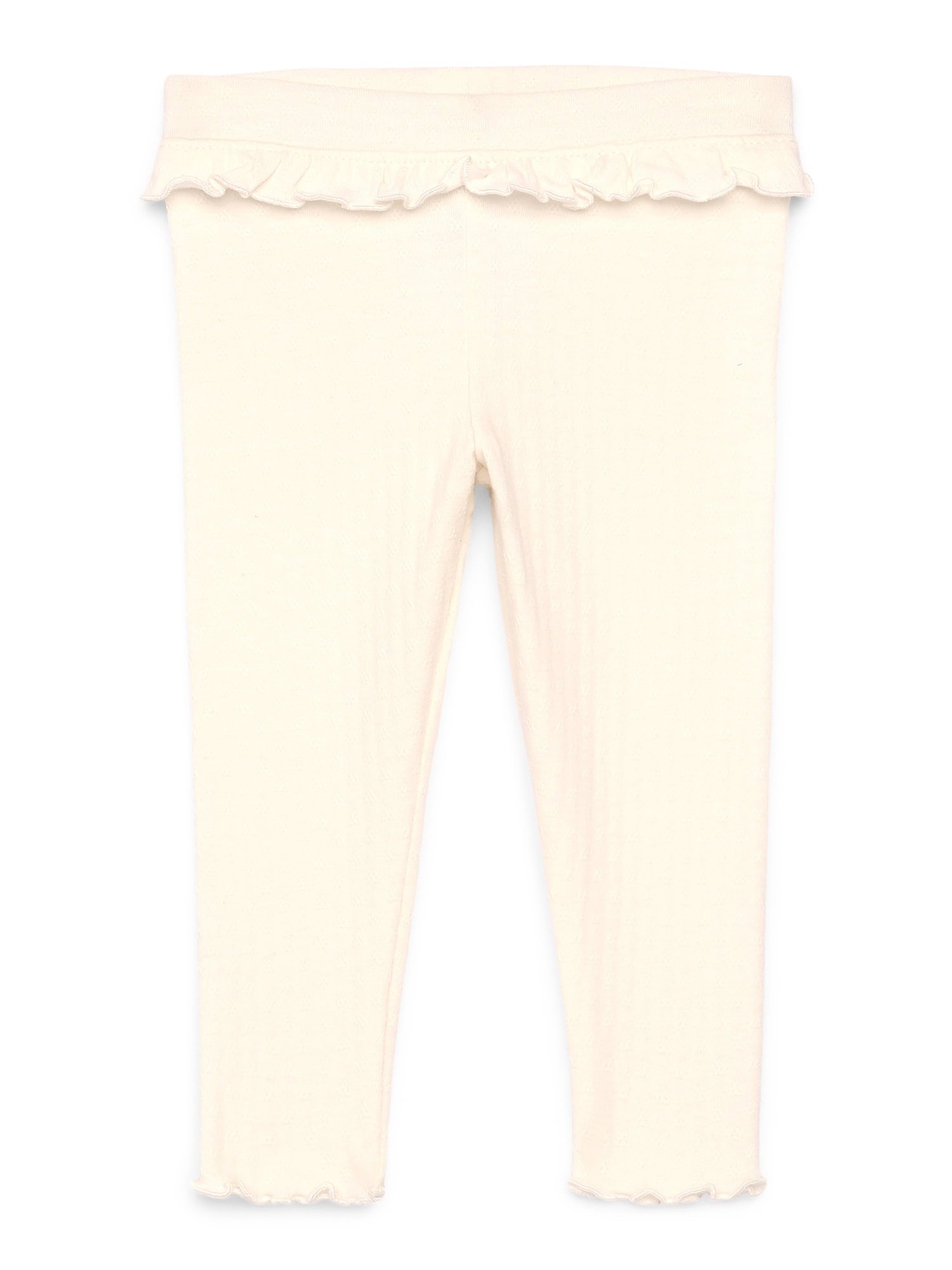 Garanimals Baby Girls Print Jersey Leggings with Lettuce-Edge Hem, Sizes 0M-24M