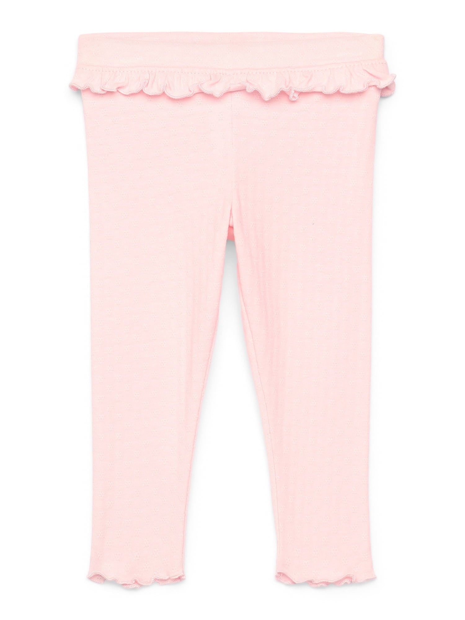 Garanimals Baby Girls Print Jersey Leggings with Lettuce-Edge Hem, Sizes 0M-24M