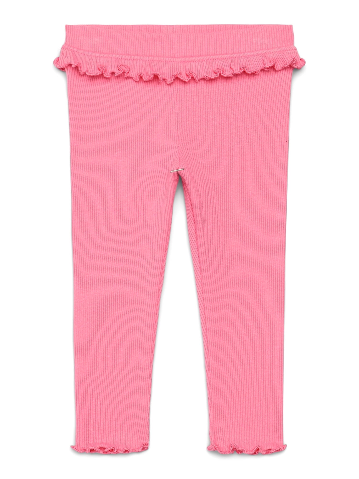 Garanimals Baby Girls Print Jersey Leggings with Lettuce-Edge Hem, Sizes 0M-24M