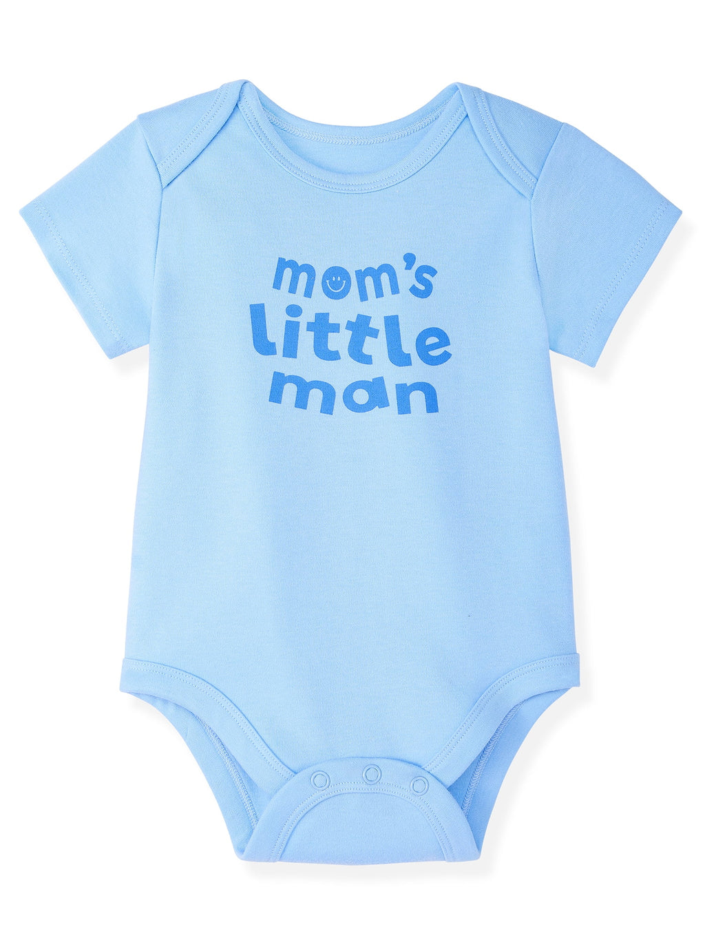 Garanimals Baby Girl Cotton Lap-Shoulder Short-Sleeve Bodysuits, 4-Pack, 0–24M