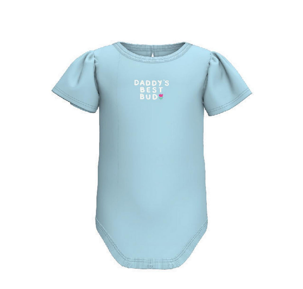 Garanimals Baby Girl Cotton Lap-Shoulder Short-Sleeve Bodysuits, 4-Pack, 0–24M