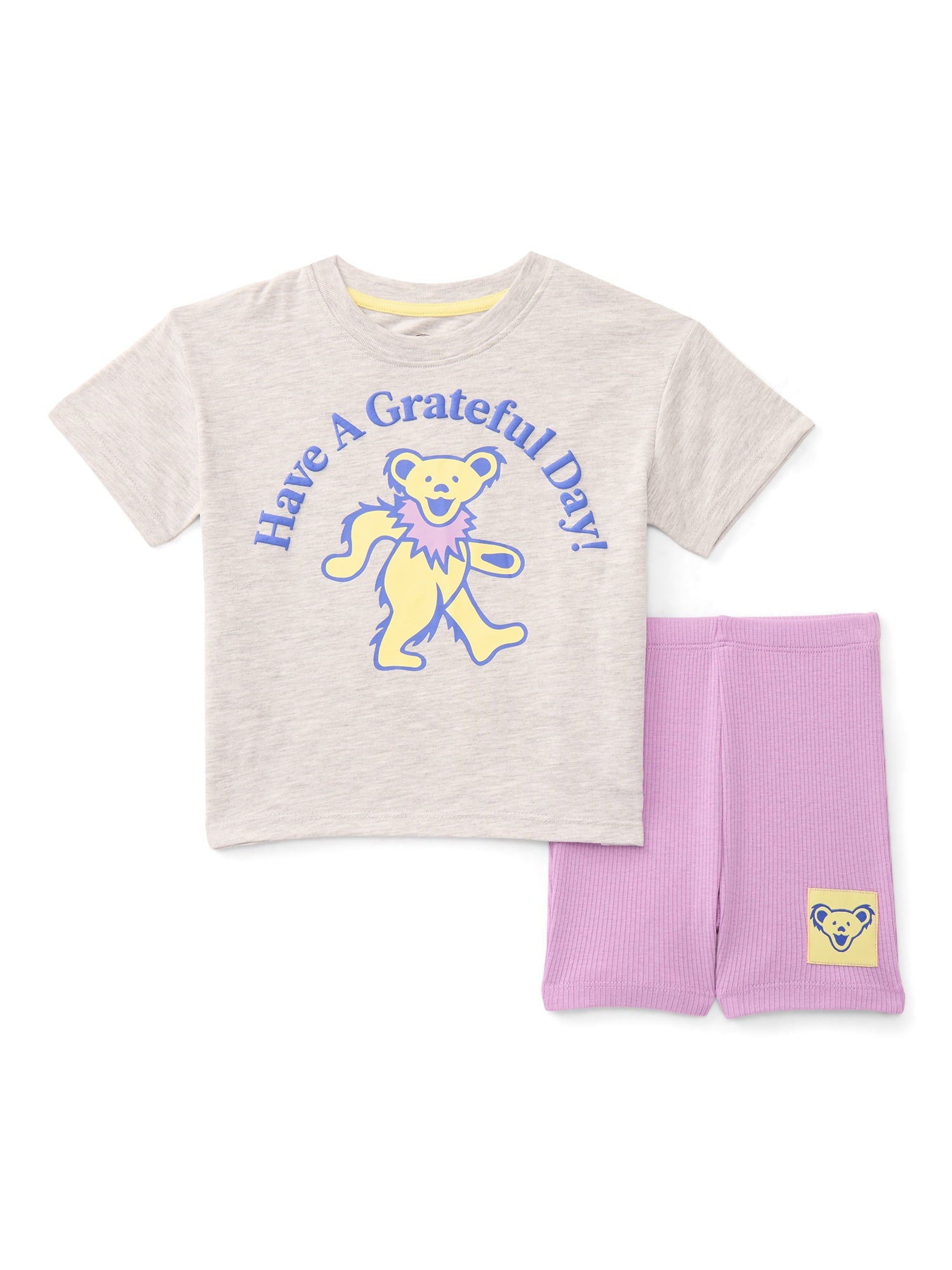 Minnie Mouse Toddler Girls Graphic Tee and Bike Shorts Set, 2-Piece, Sizes 12M-5T