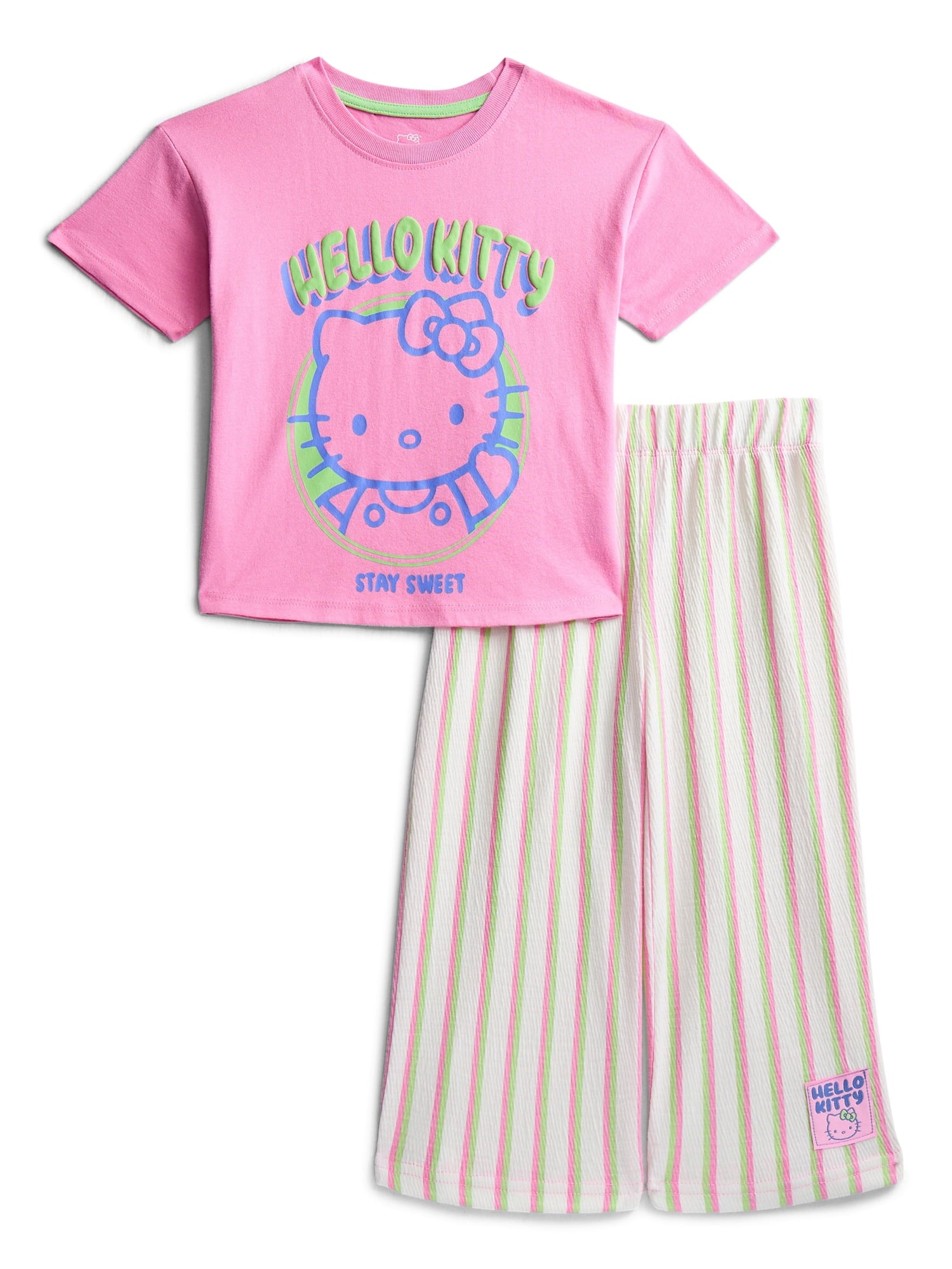 Minnie Mouse Toddler Girls Graphic Tee and Print Pants Set, 2-Piece, Sizes 12M-5T