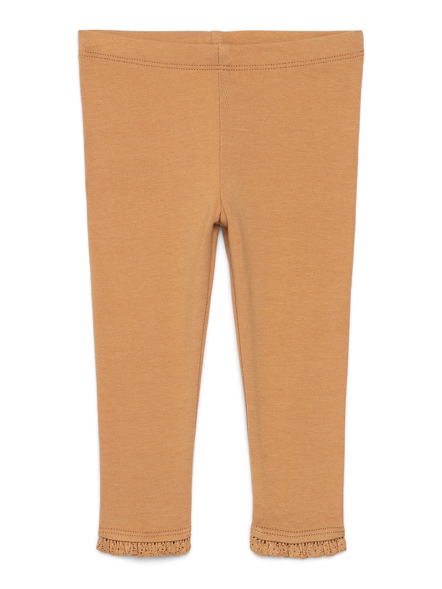 Garanimals Baby Girls Print Jersey Leggings with Lettuce-Edge Hem, Sizes 0M-24M