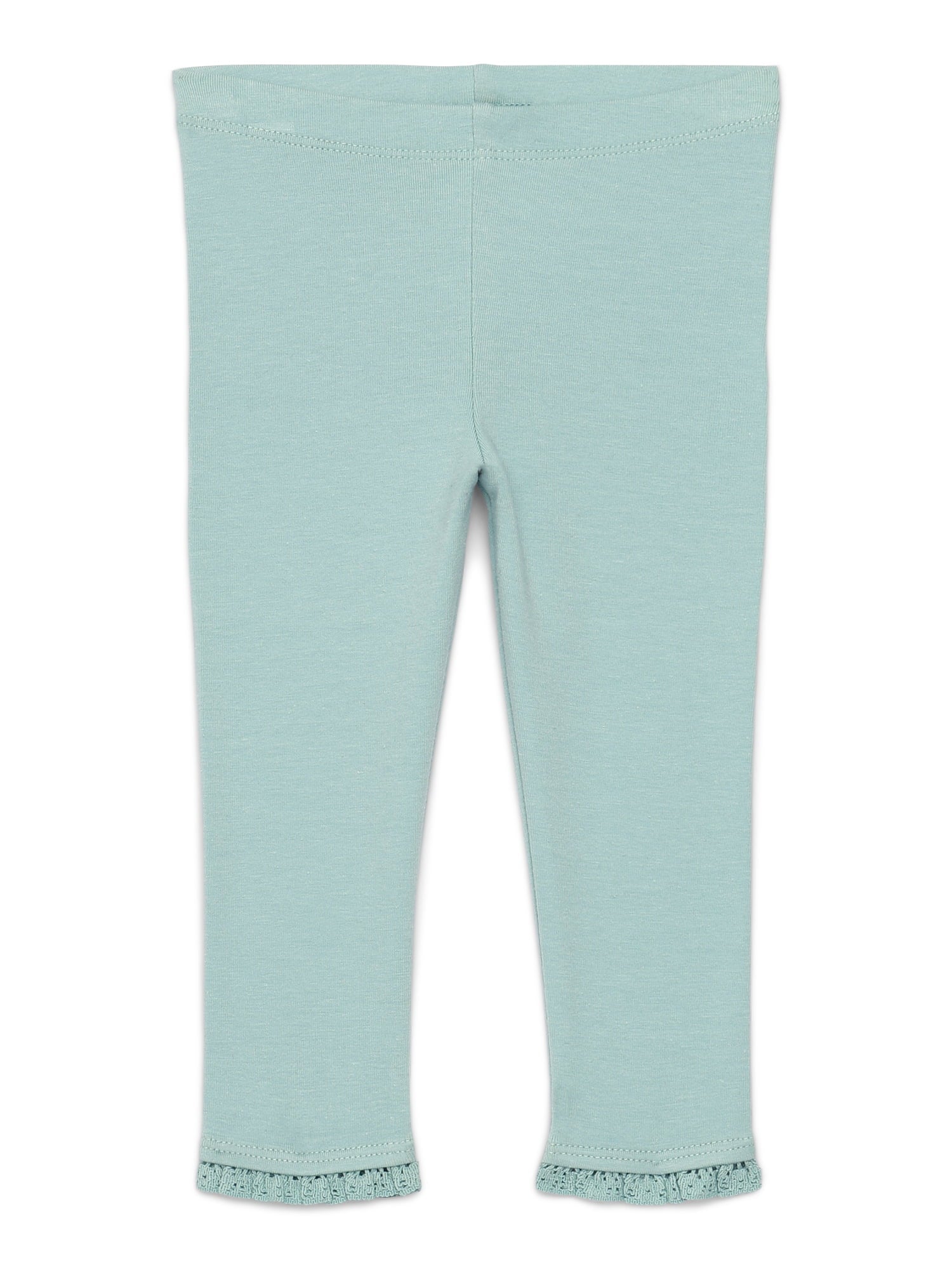 Garanimals Baby Girls Print Jersey Leggings with Lettuce-Edge Hem, Sizes 0M-24M