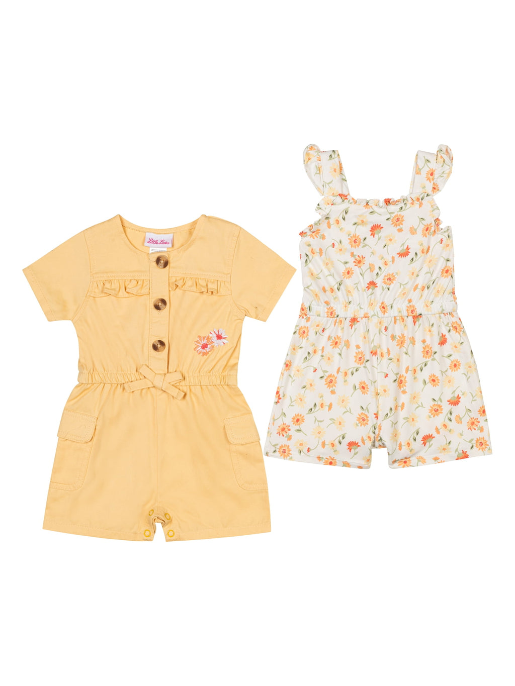 Little Lass Infant Girls' Romper, 2-Pack, Sizes 12M-24M