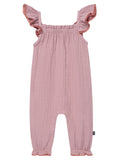 Modern Moments by Gerber baby Girl Long Leg Romper with Novelty Trim Detail, Sizes 0/3 Months - 24 Months