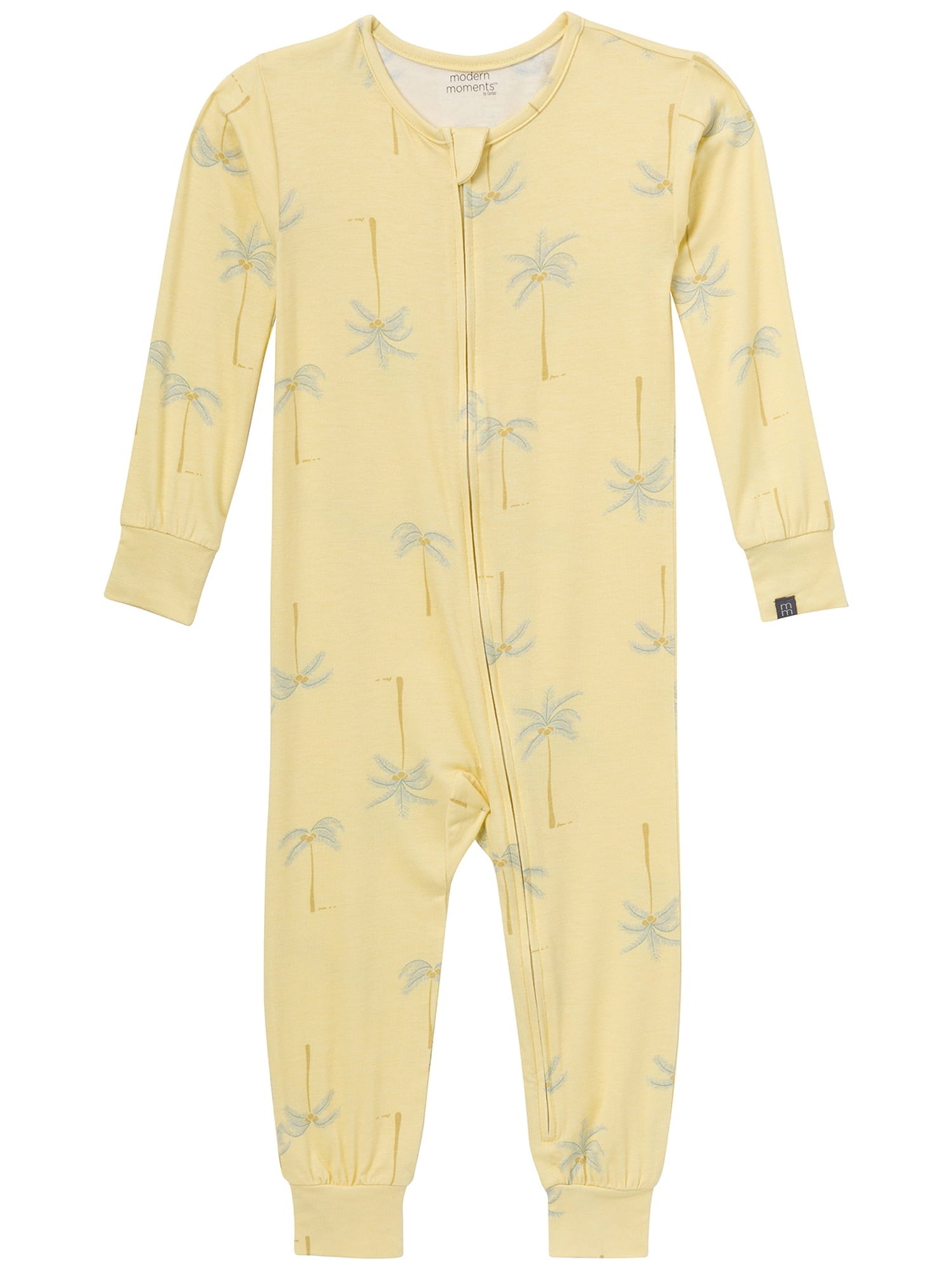 Modern Moments by Gerber Toddler Neutral Super Soft One-Piece Pajamas, Sizes 12 Months - 5T