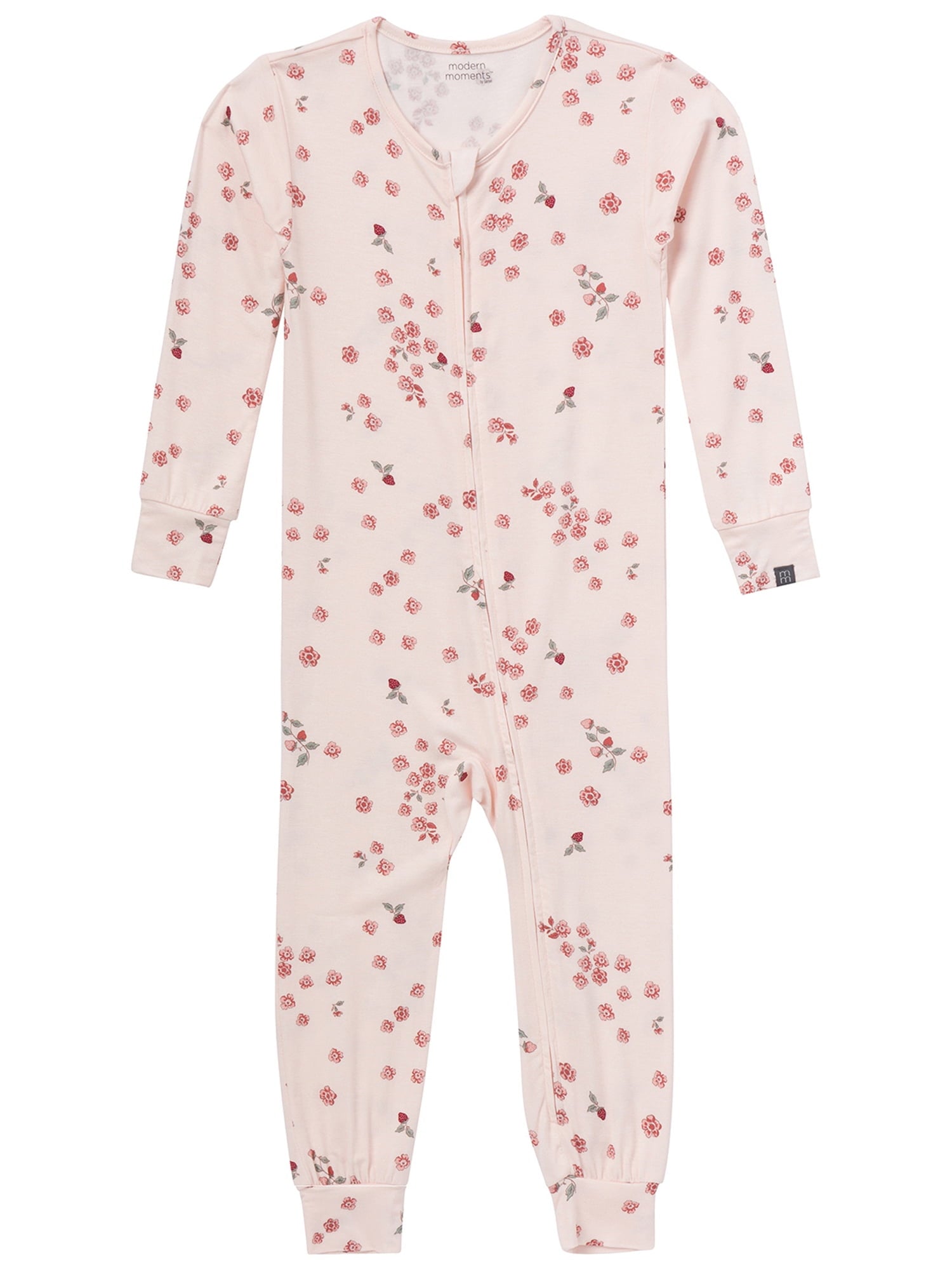 Modern Moments by Gerber Toddler Neutral Super Soft One-Piece Pajamas, Sizes 12 Months - 5T