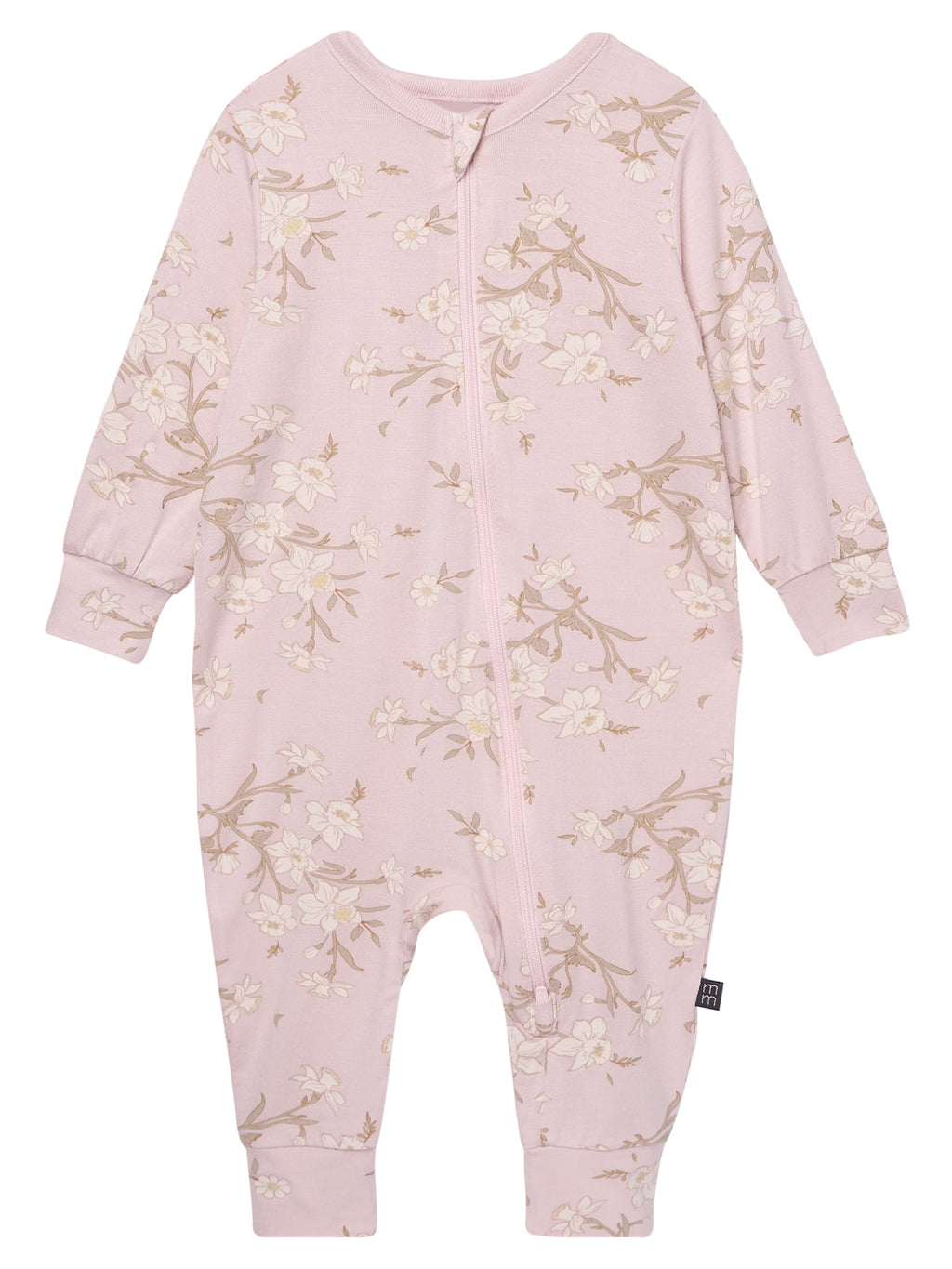 Modern Moments by Gerber Baby Neutral Super Soft Viscose Two-Way Zip Coverall, Sizes Newborn - 24 Months