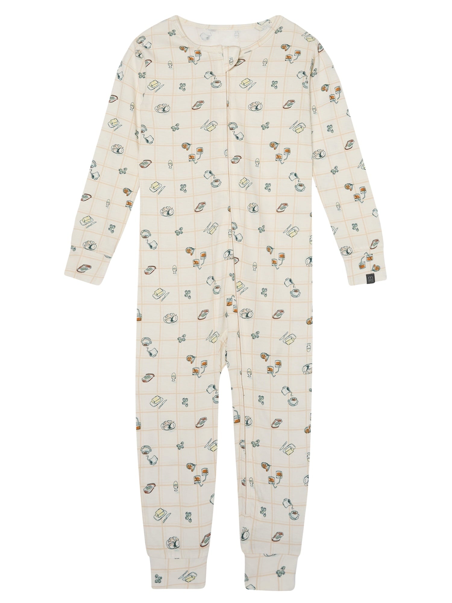 Modern Moments by Gerber Toddler Neutral Super Soft One-Piece Pajamas, Sizes 12 Months - 5T