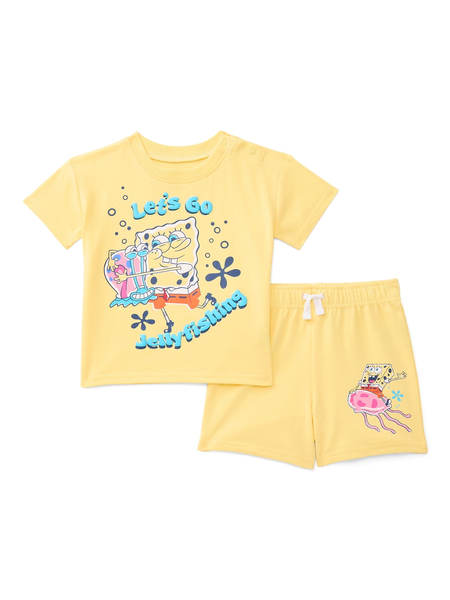 Stitch Baby Boys' Short Sleeve Graphic Tee and Shorts Set, 2-Piece, Sizes 0/3M-24M