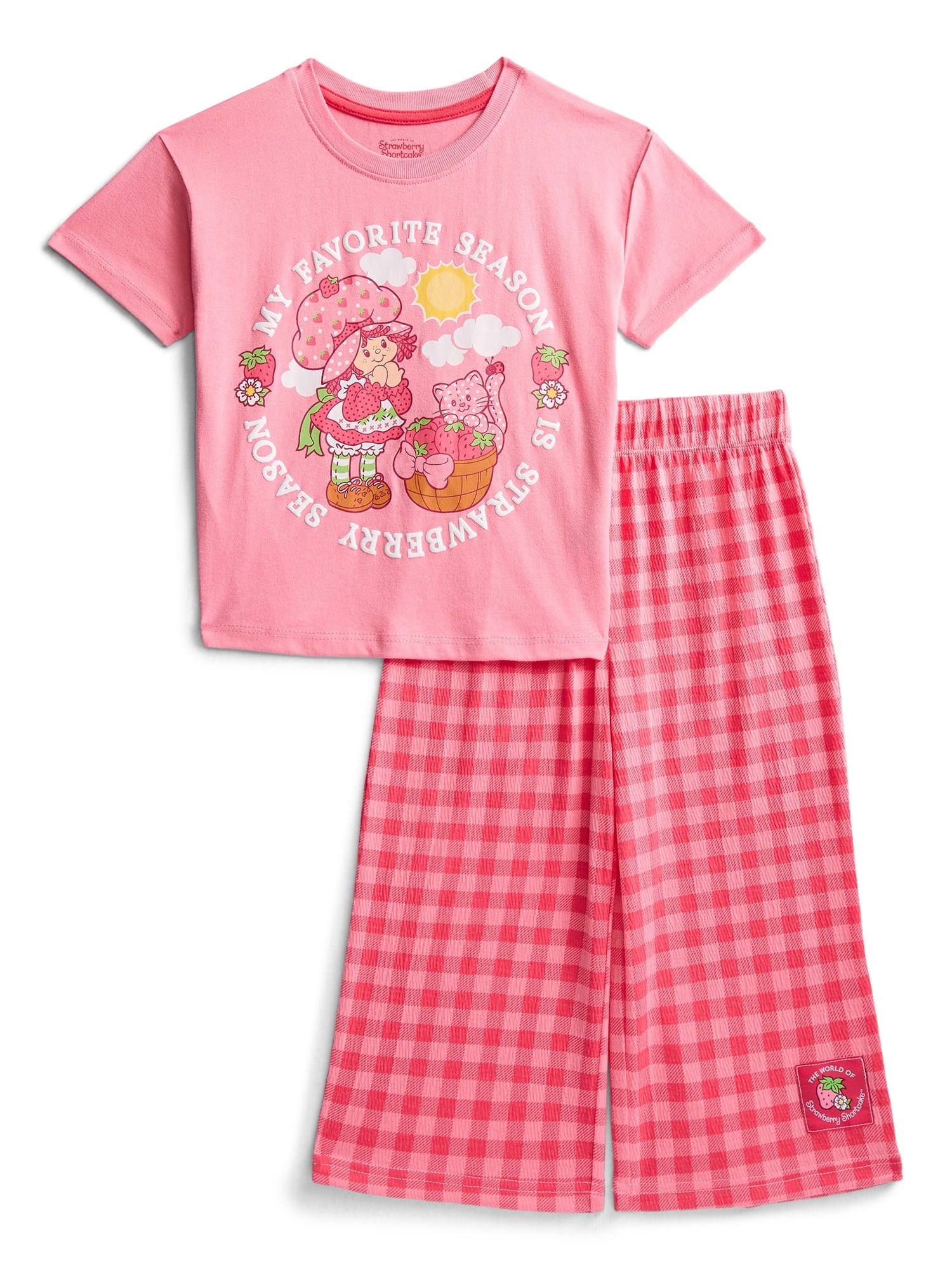 Minnie Mouse Toddler Girls Graphic Tee and Print Pants Set, 2-Piece, Sizes 12M-5T
