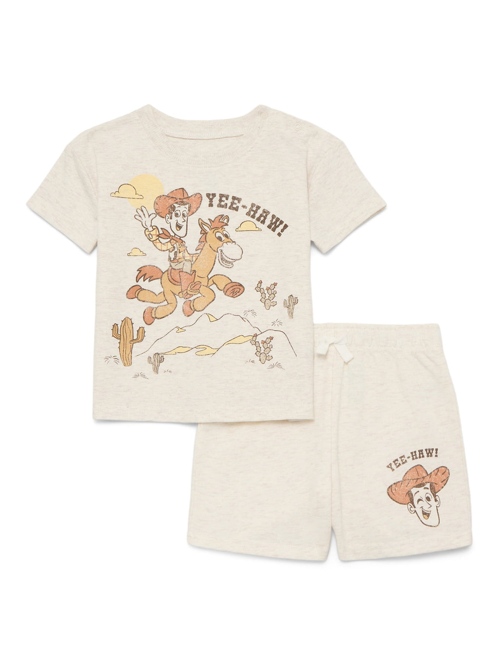 Stitch Baby Boys' Short Sleeve Graphic Tee and Shorts Set, 2-Piece, Sizes 0/3M-24M