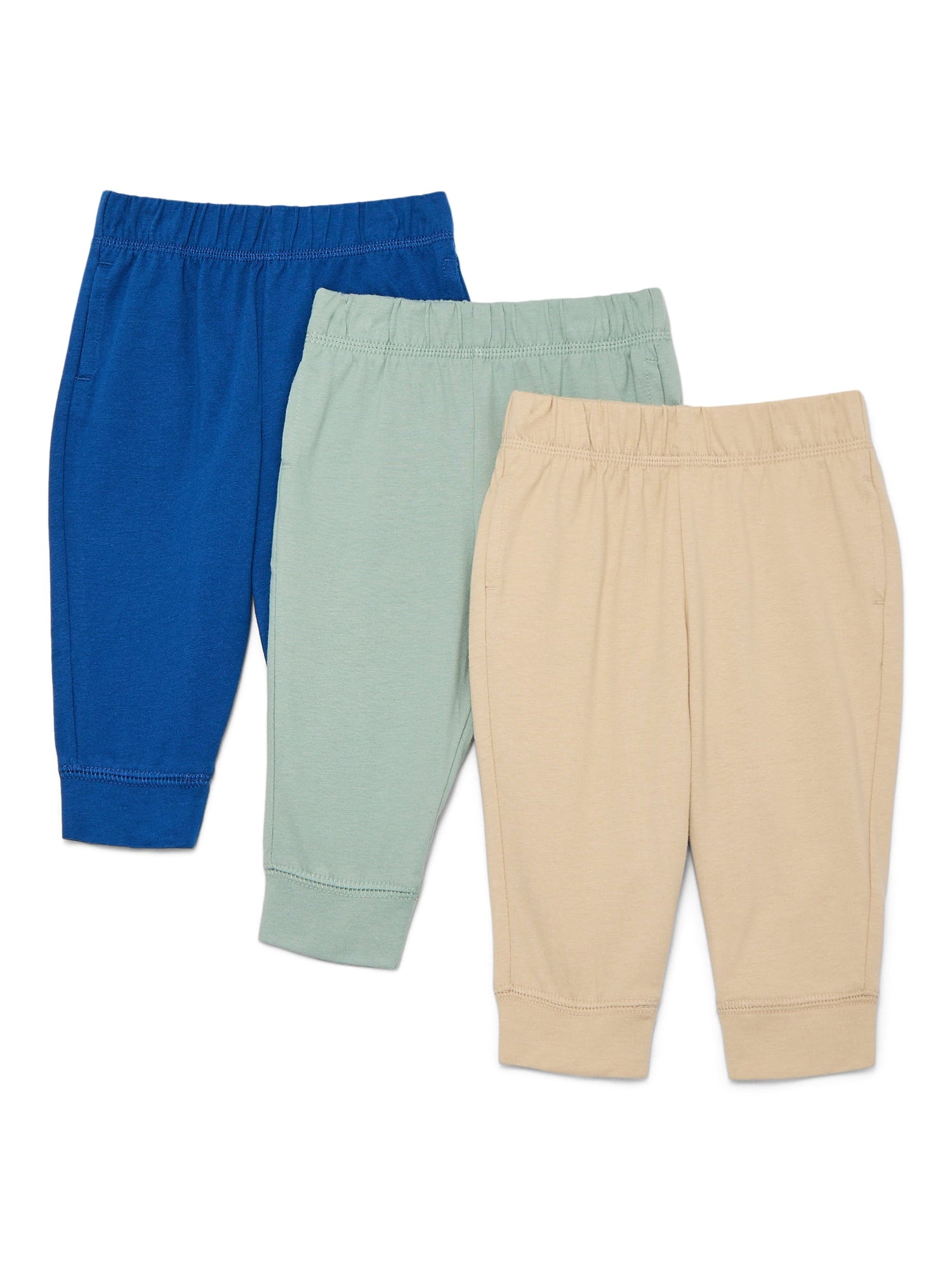 Wonder Nation Baby Boy Soft Jersey Joggers, Sizes 0-24 Months